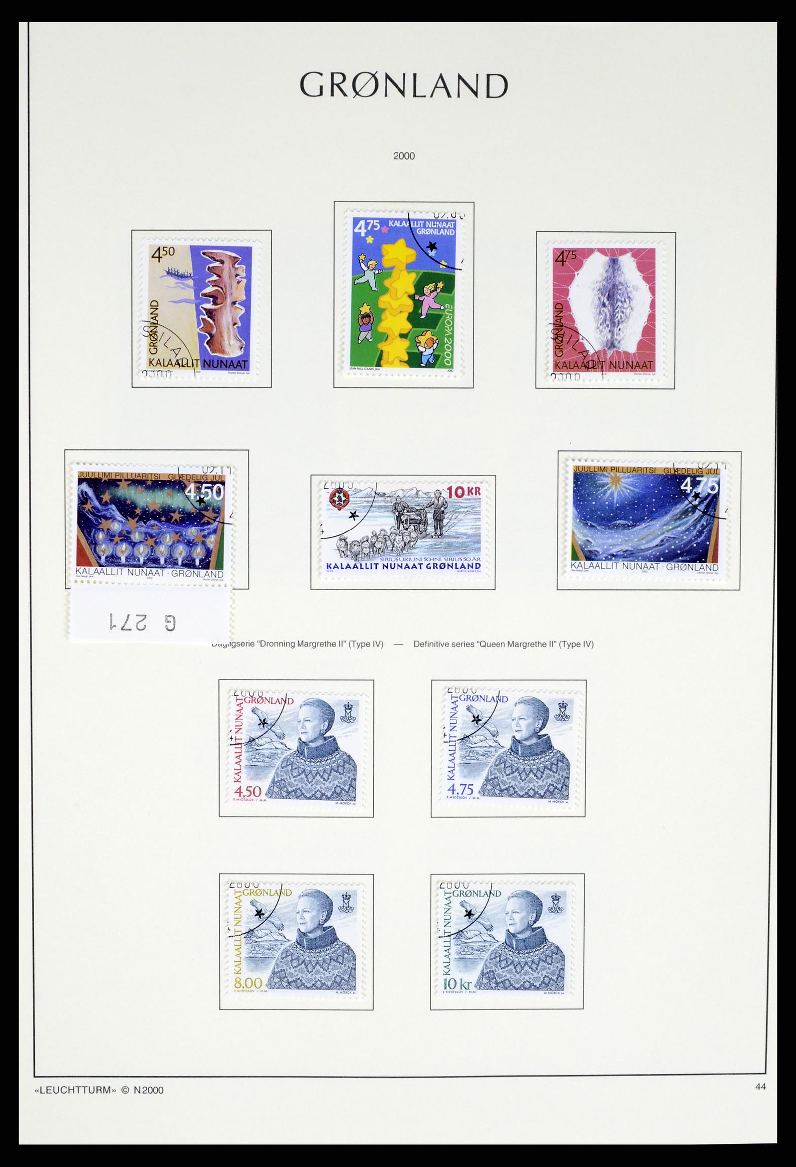 37372 082 - Postzegelverzameling 37372 Groenland 1938-2004.