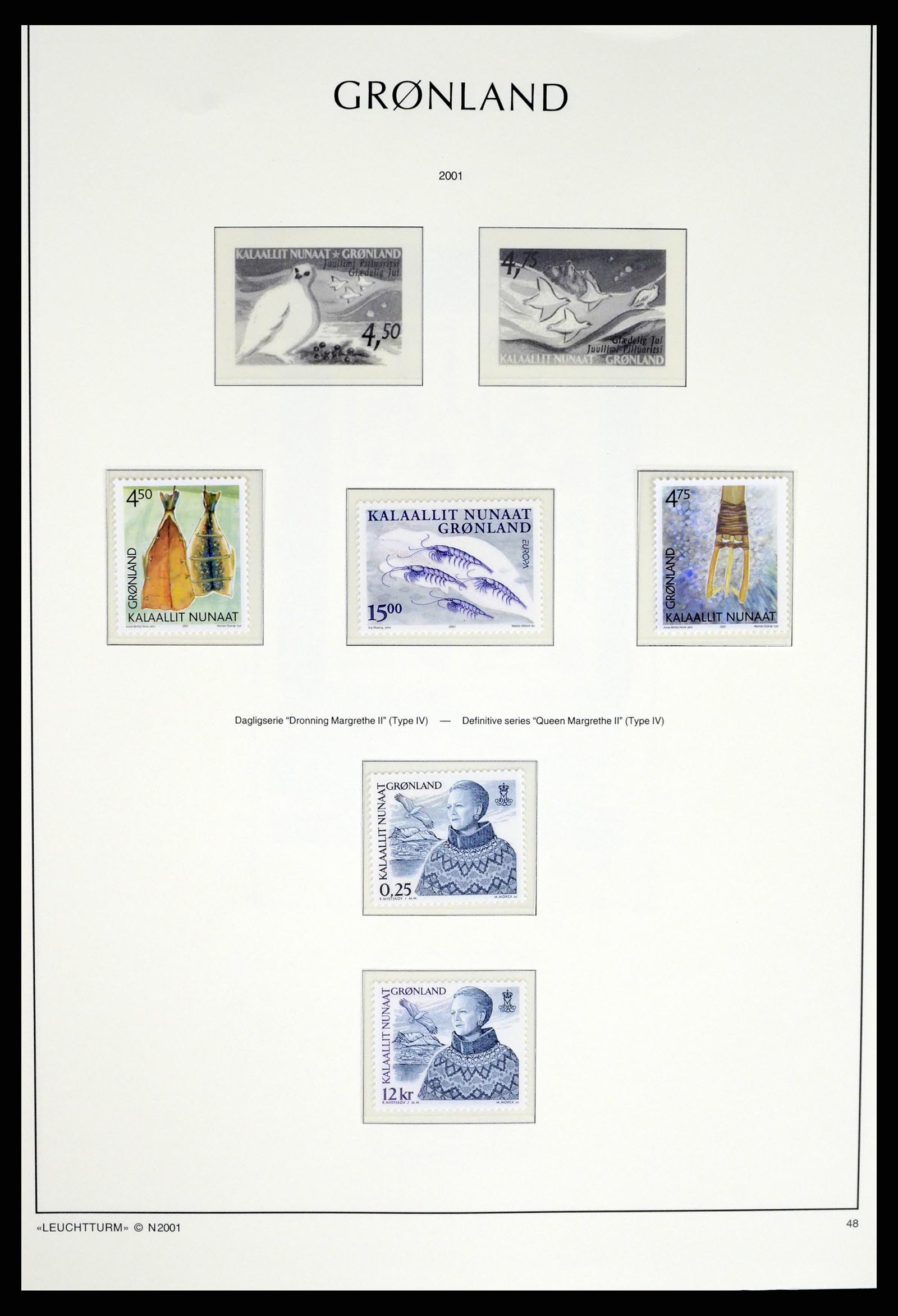 37372 084 - Postzegelverzameling 37372 Groenland 1938-2004.