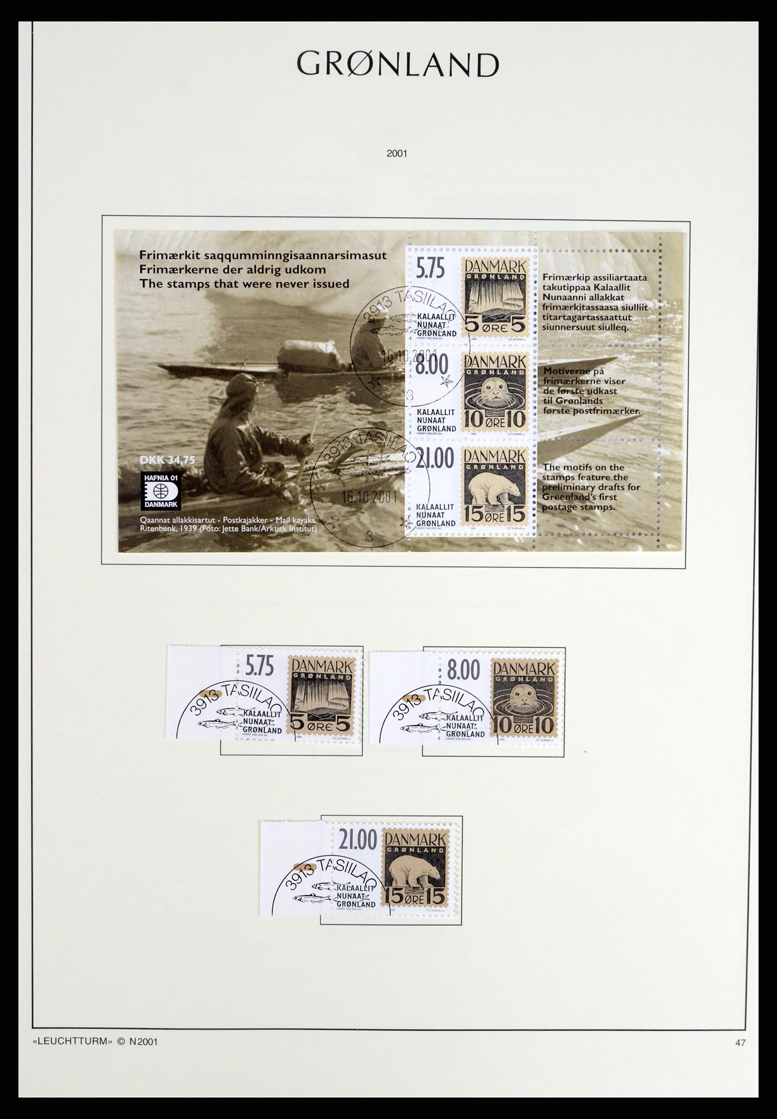37372 088 - Postzegelverzameling 37372 Groenland 1938-2004.