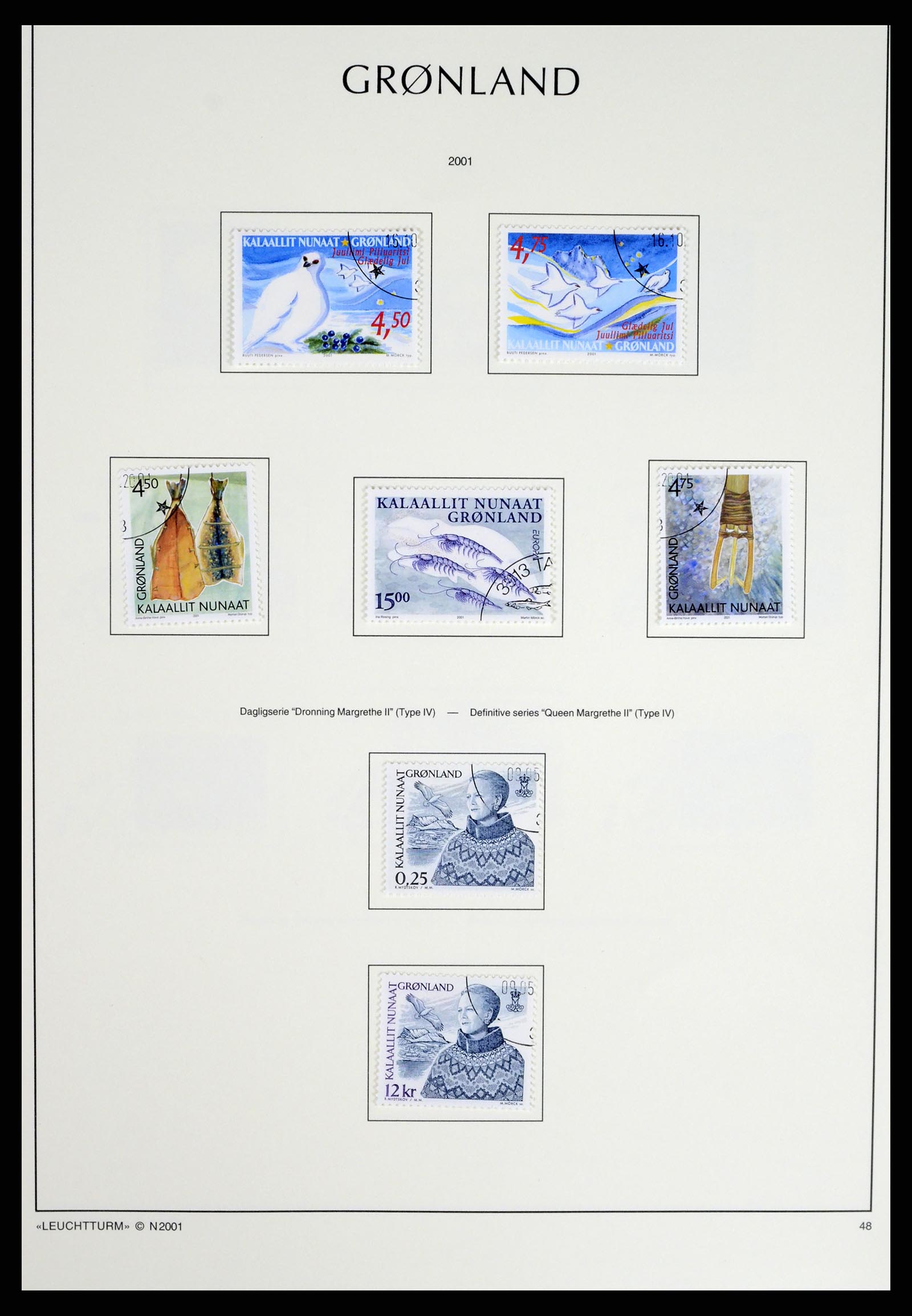 37372 089 - Postzegelverzameling 37372 Groenland 1938-2004.