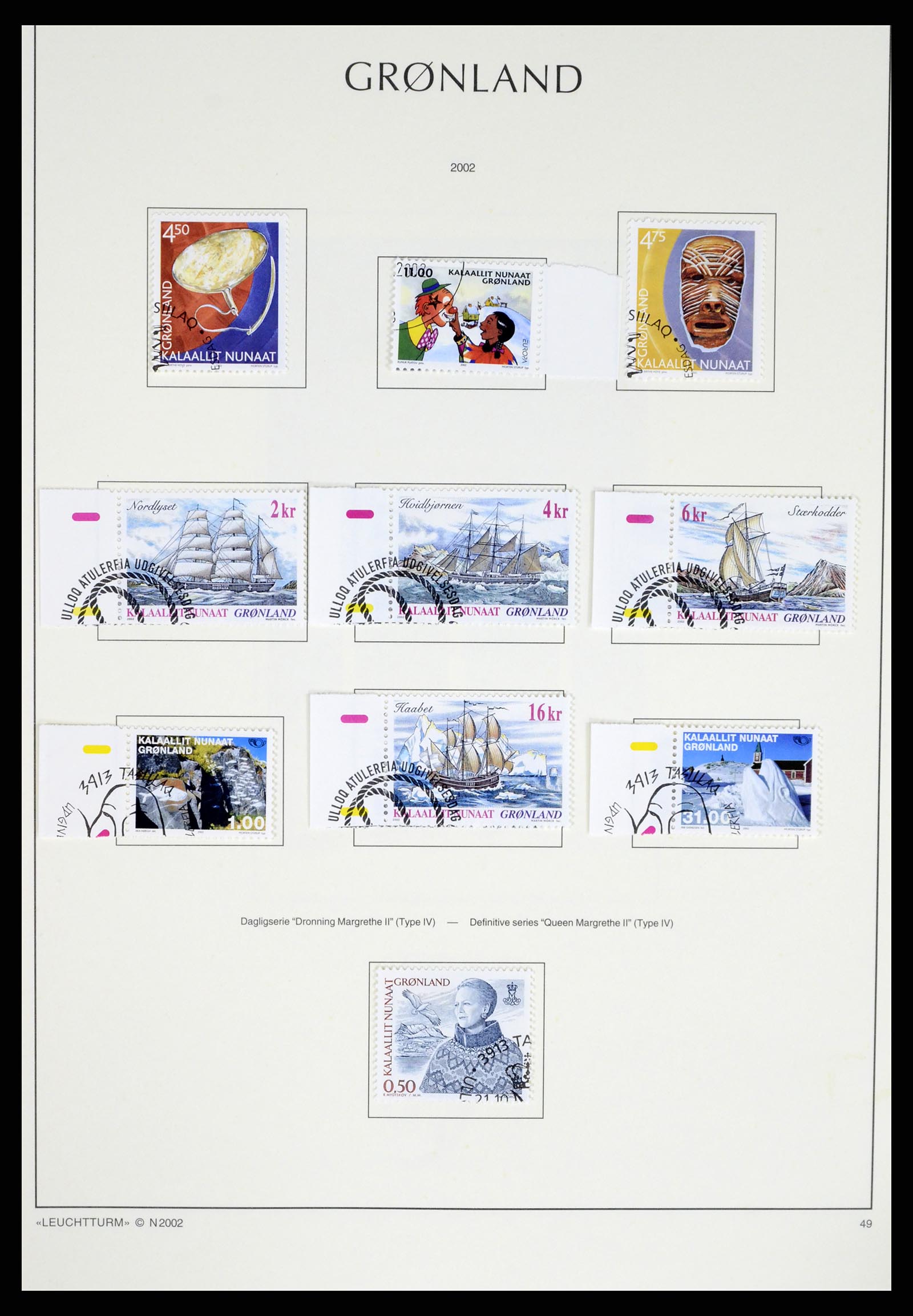 37372 090 - Postzegelverzameling 37372 Groenland 1938-2004.