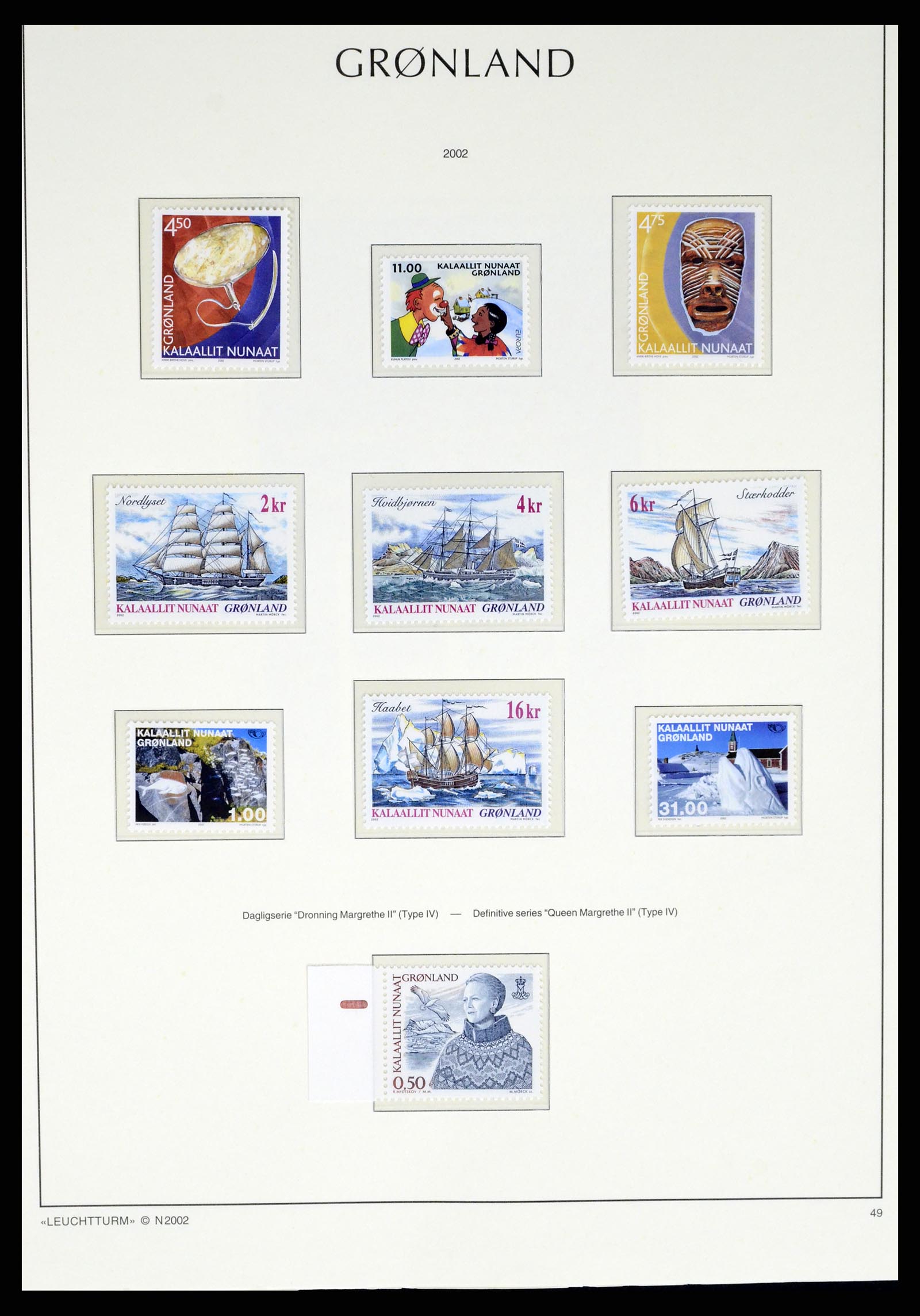 37372 093 - Postzegelverzameling 37372 Groenland 1938-2004.