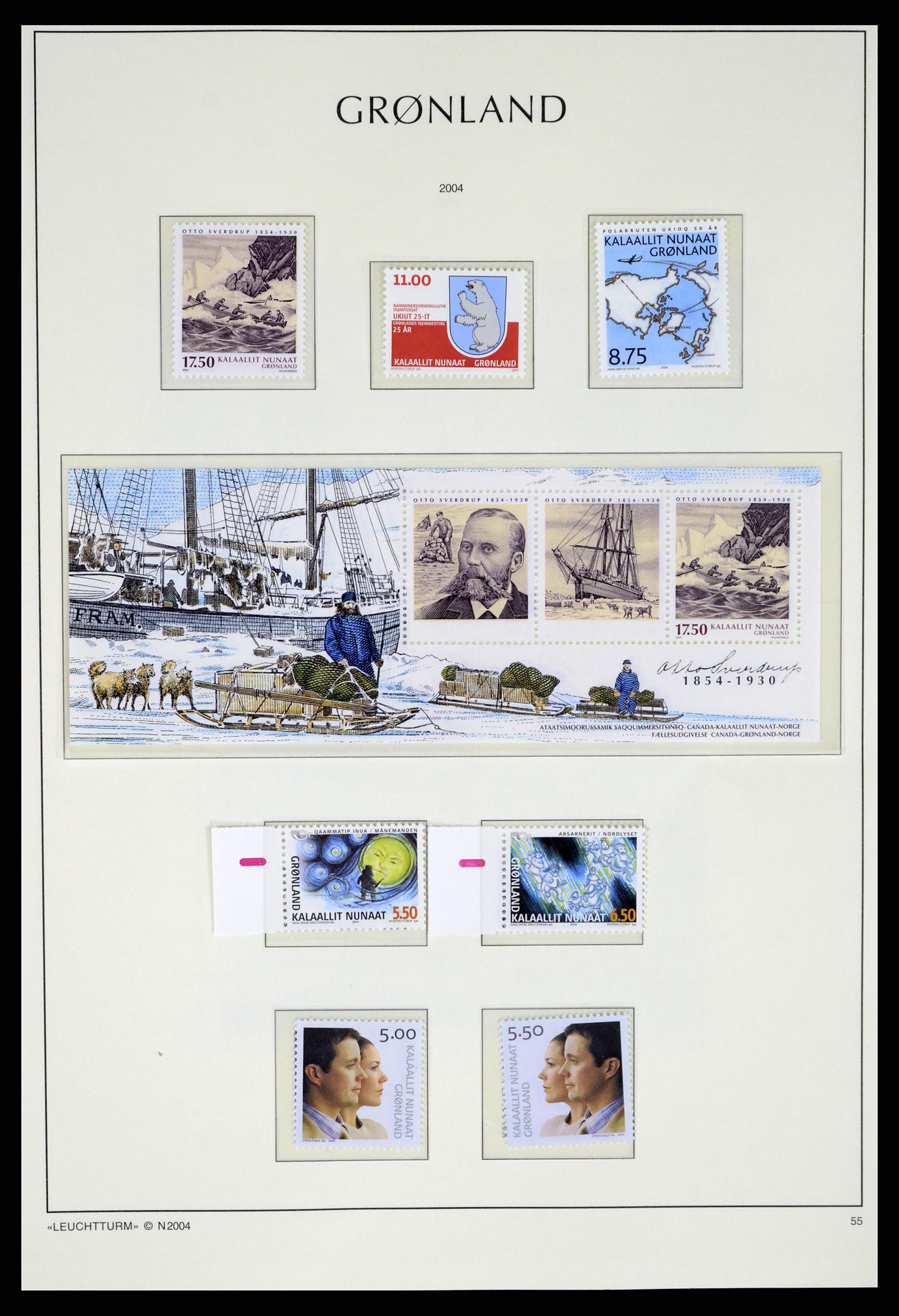 37372 104 - Postzegelverzameling 37372 Groenland 1938-2004.