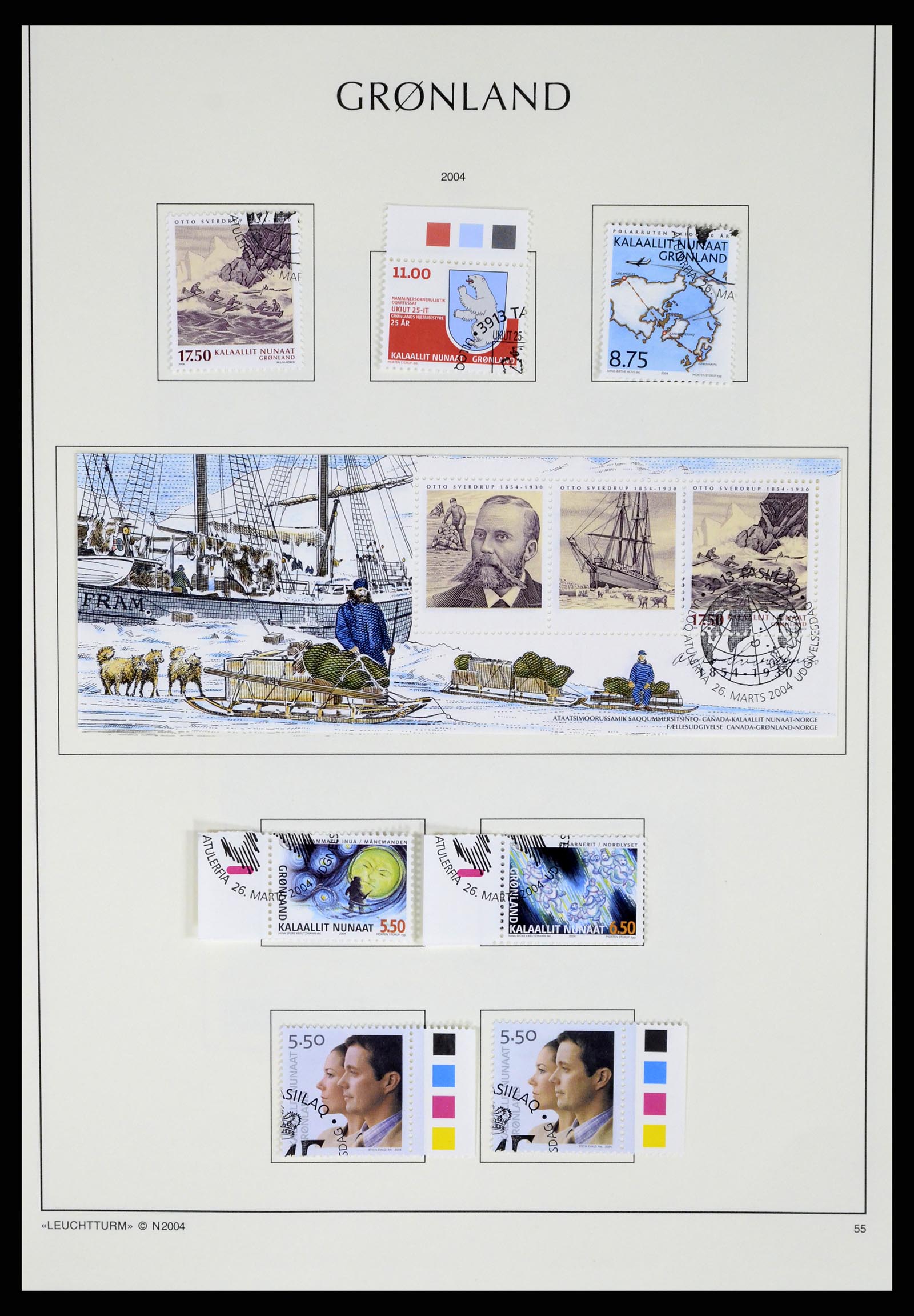 37372 108 - Postzegelverzameling 37372 Groenland 1938-2004.