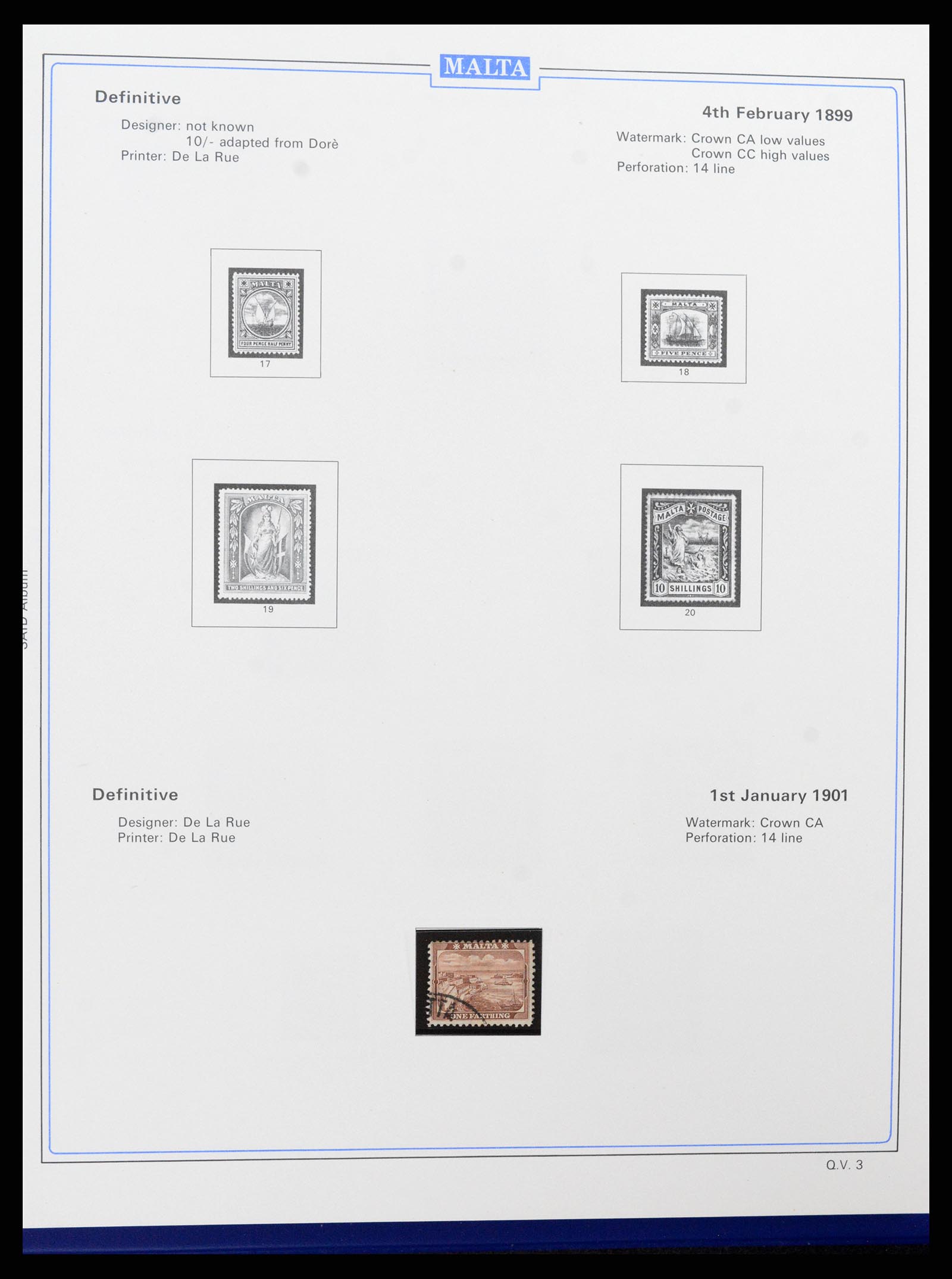 37374 002 - Postzegelverzameling 37374 Malta 1885-2012.