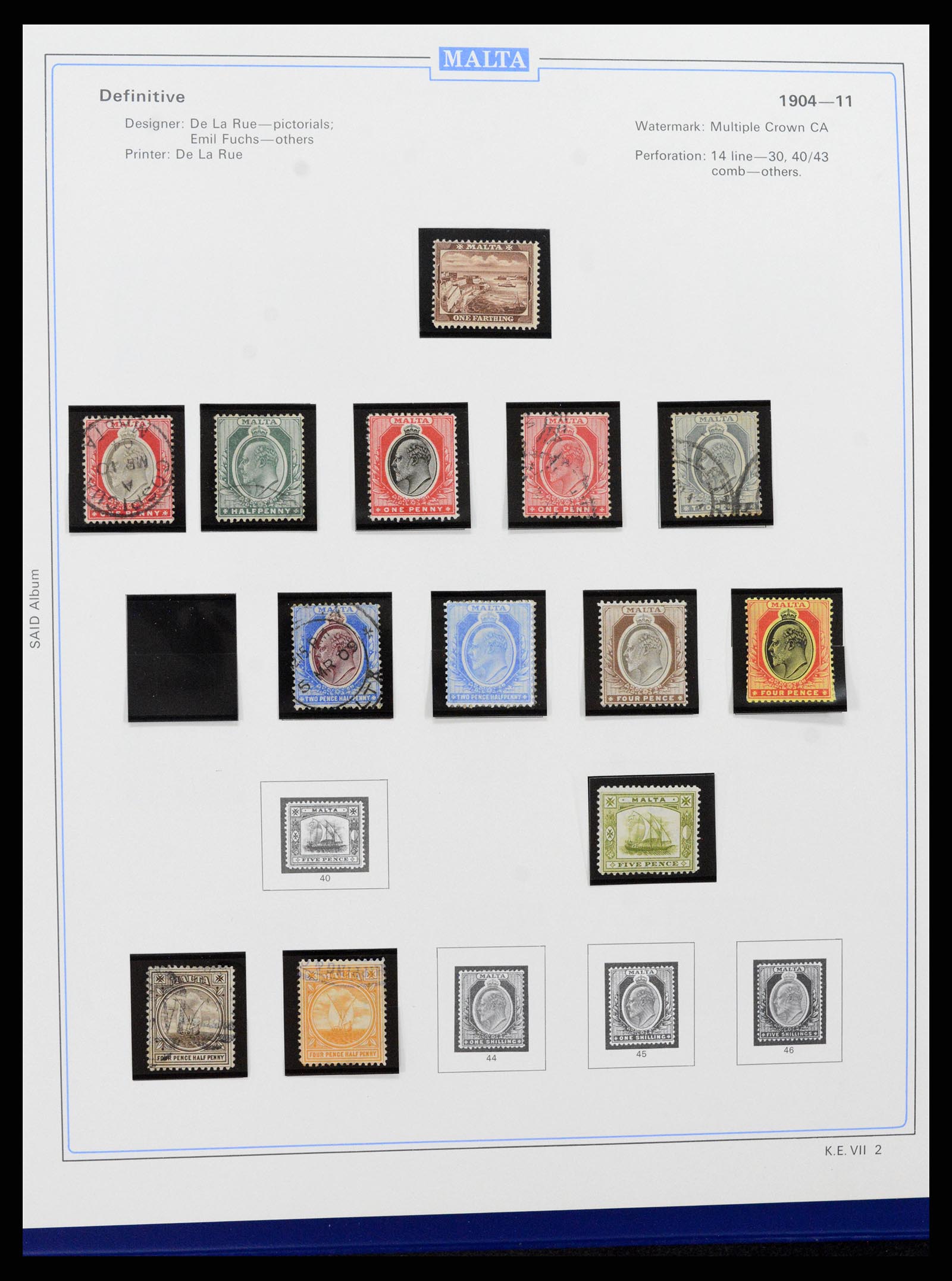 37374 004 - Postzegelverzameling 37374 Malta 1885-2012.