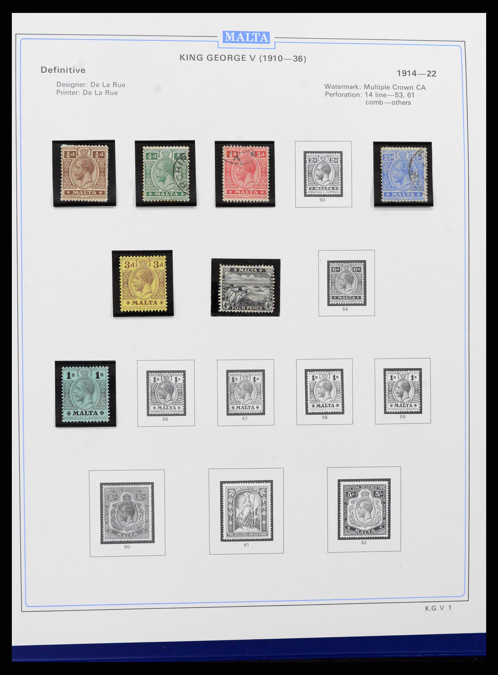 37374 005 - Postzegelverzameling 37374 Malta 1885-2012.