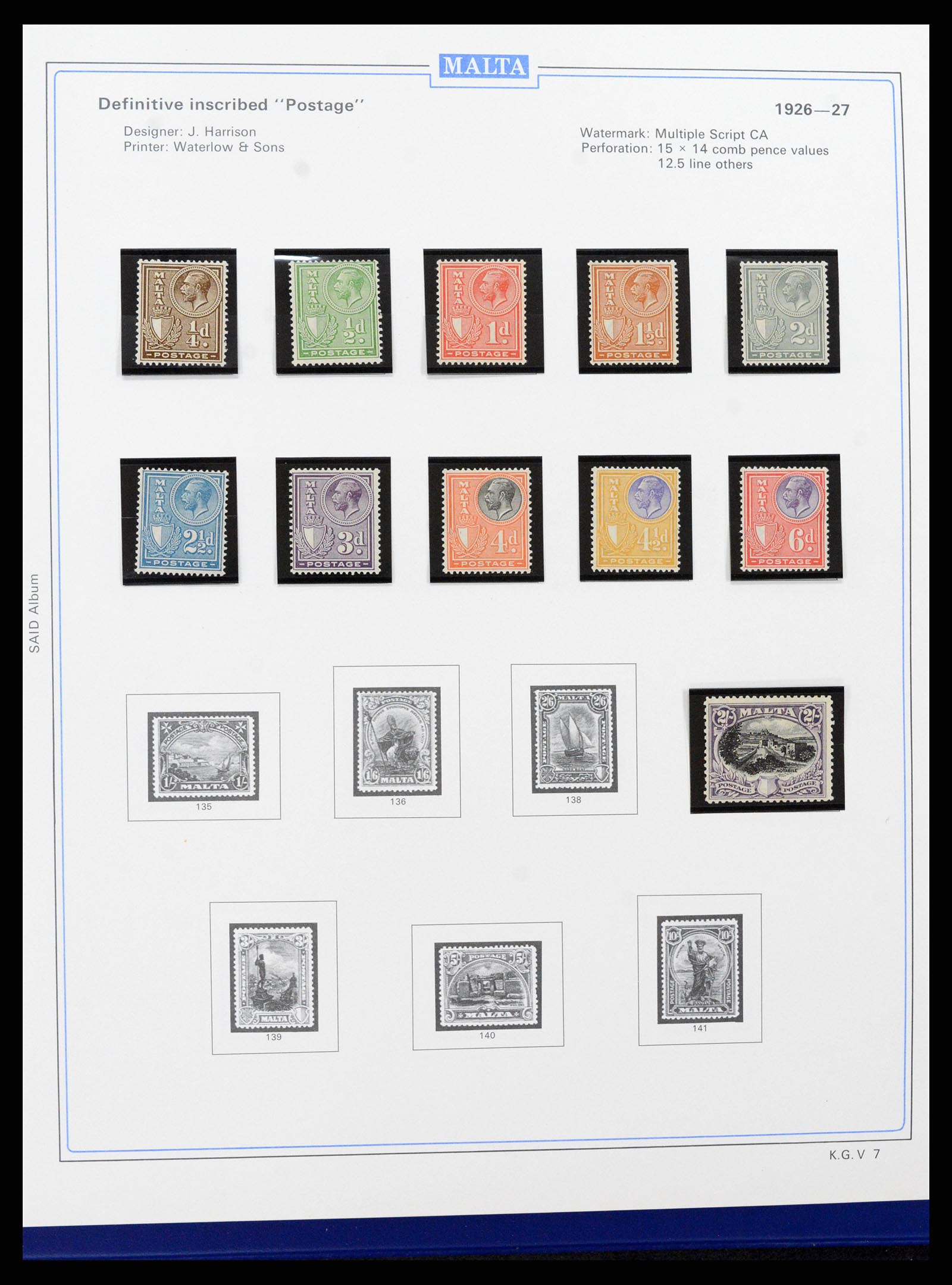 37374 011 - Postzegelverzameling 37374 Malta 1885-2012.