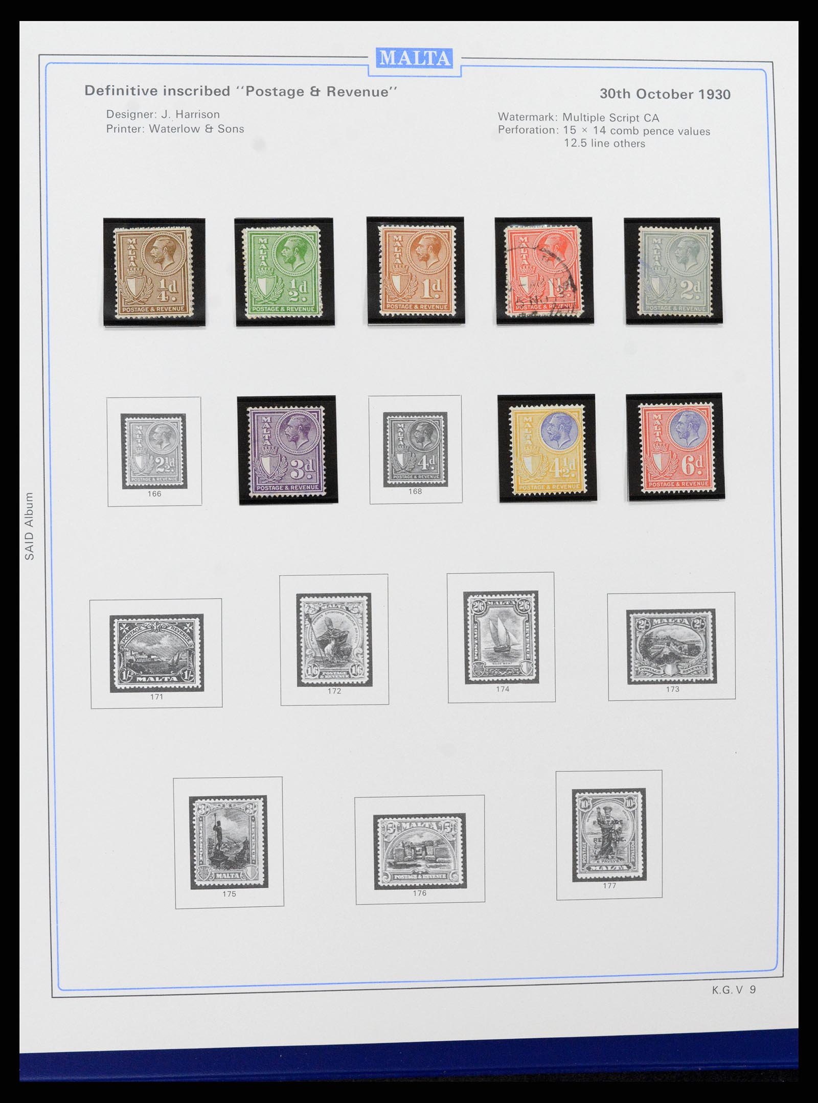 37374 013 - Postzegelverzameling 37374 Malta 1885-2012.