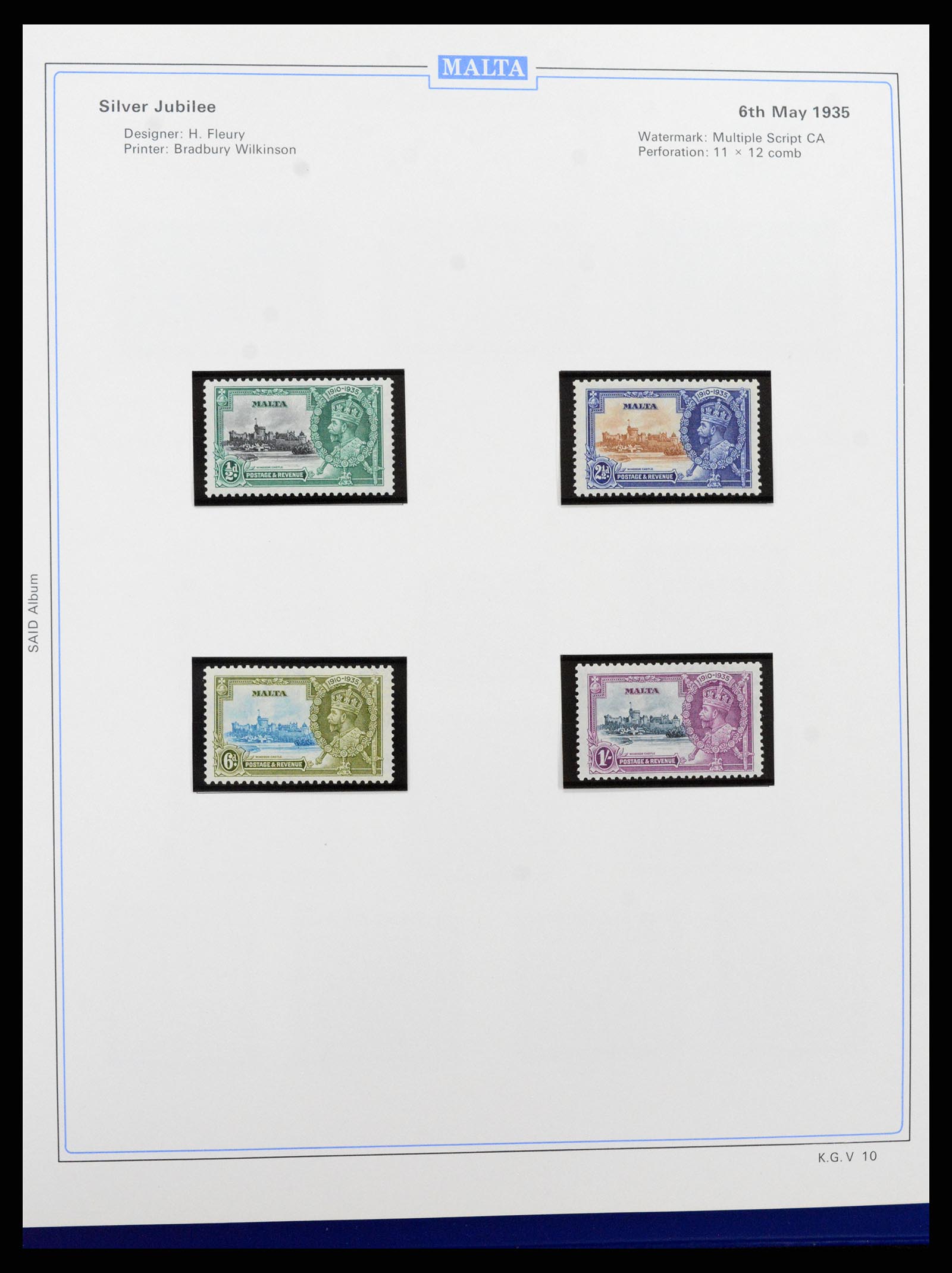 37374 014 - Postzegelverzameling 37374 Malta 1885-2012.