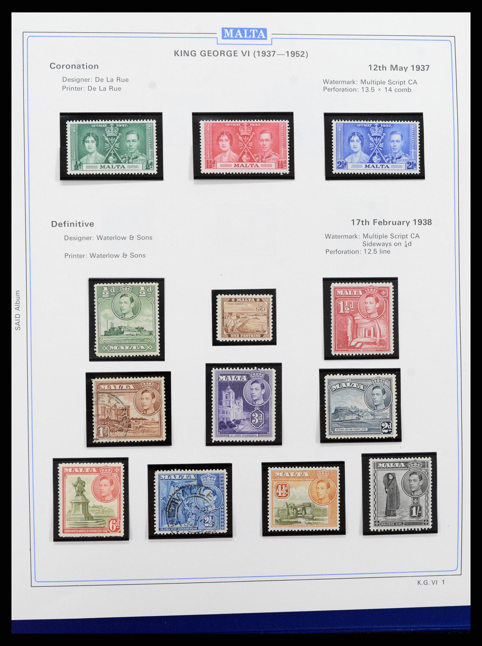 37374 015 - Postzegelverzameling 37374 Malta 1885-2012.