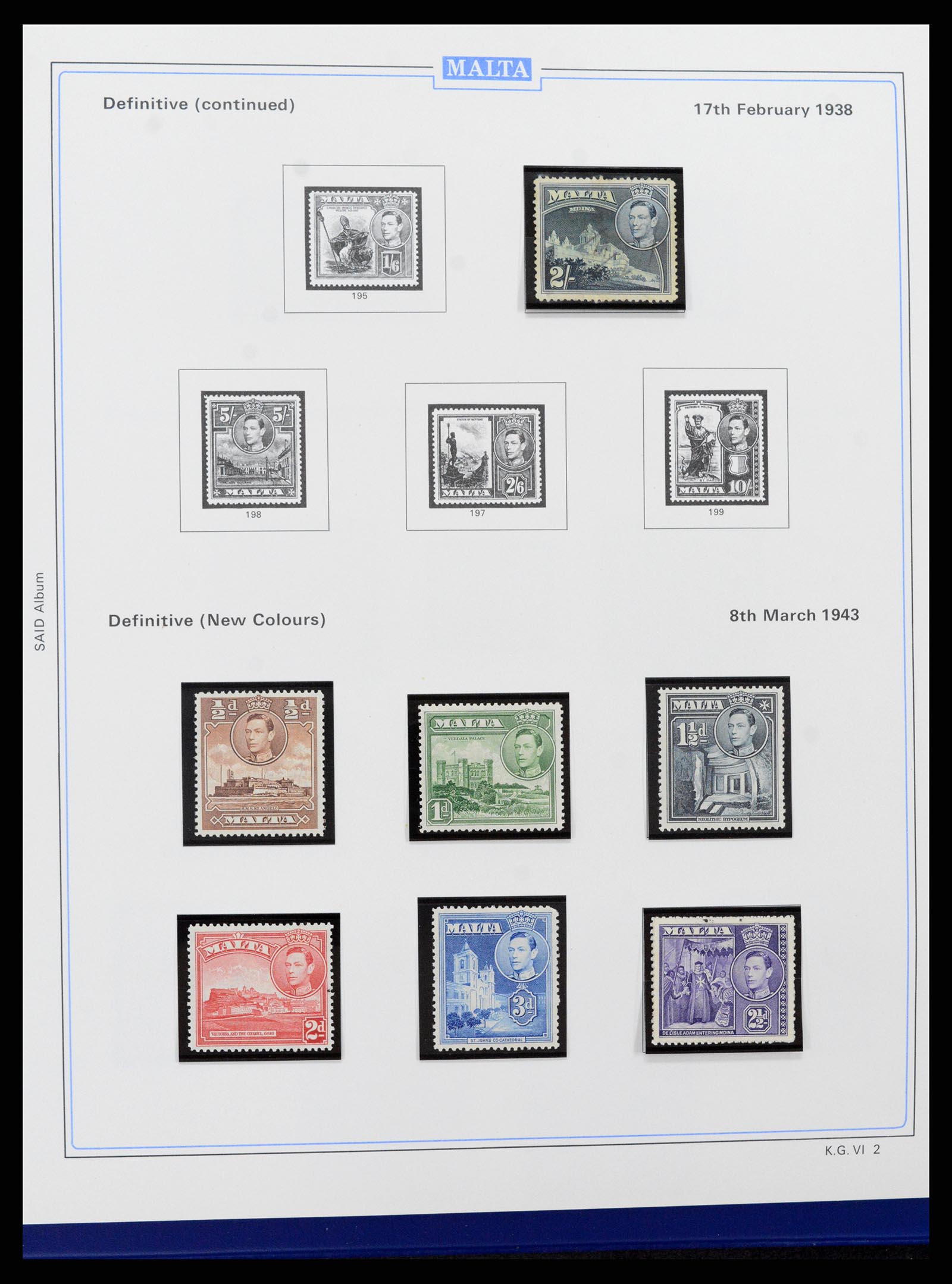 37374 016 - Postzegelverzameling 37374 Malta 1885-2012.