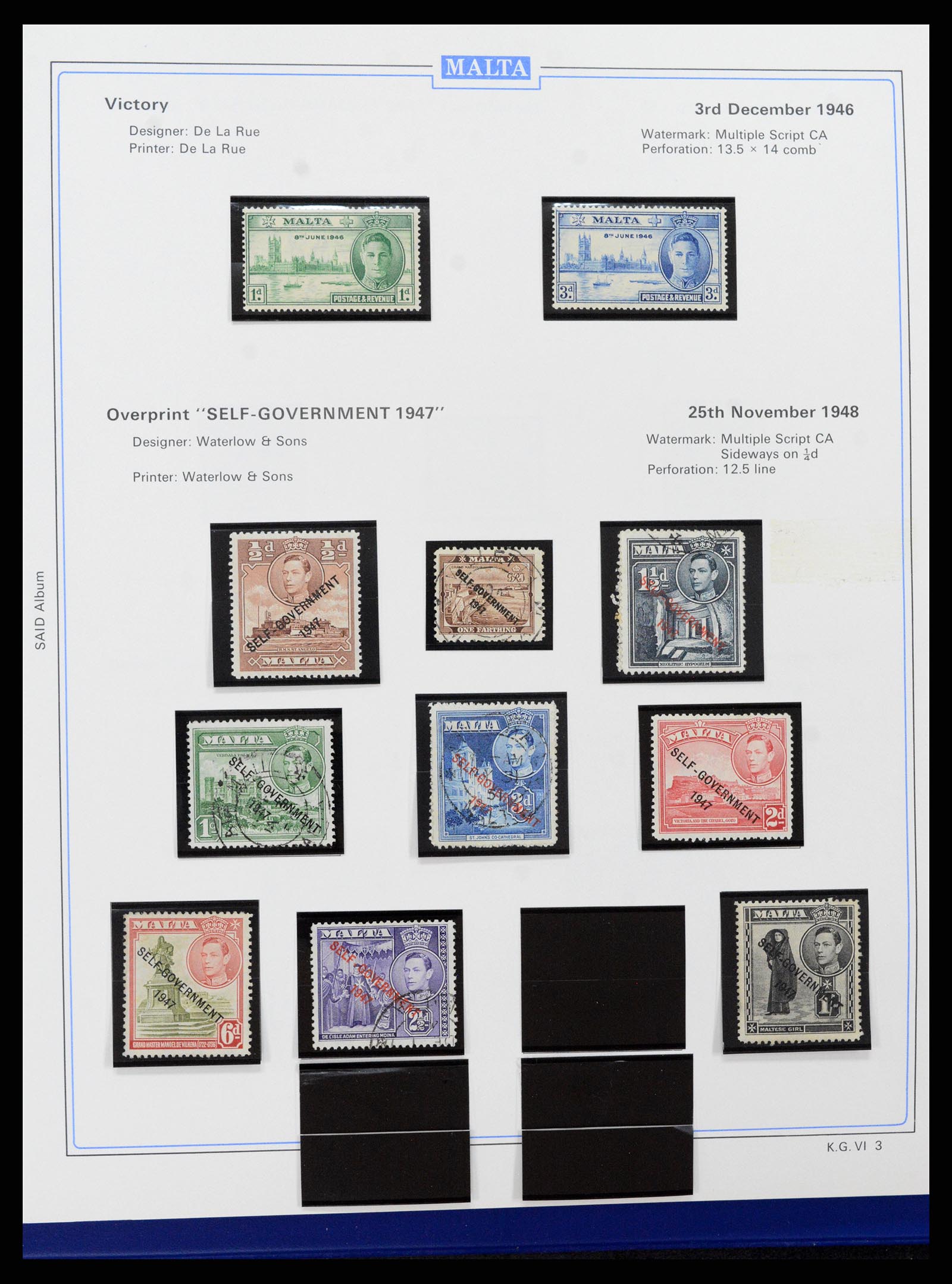 37374 017 - Postzegelverzameling 37374 Malta 1885-2012.