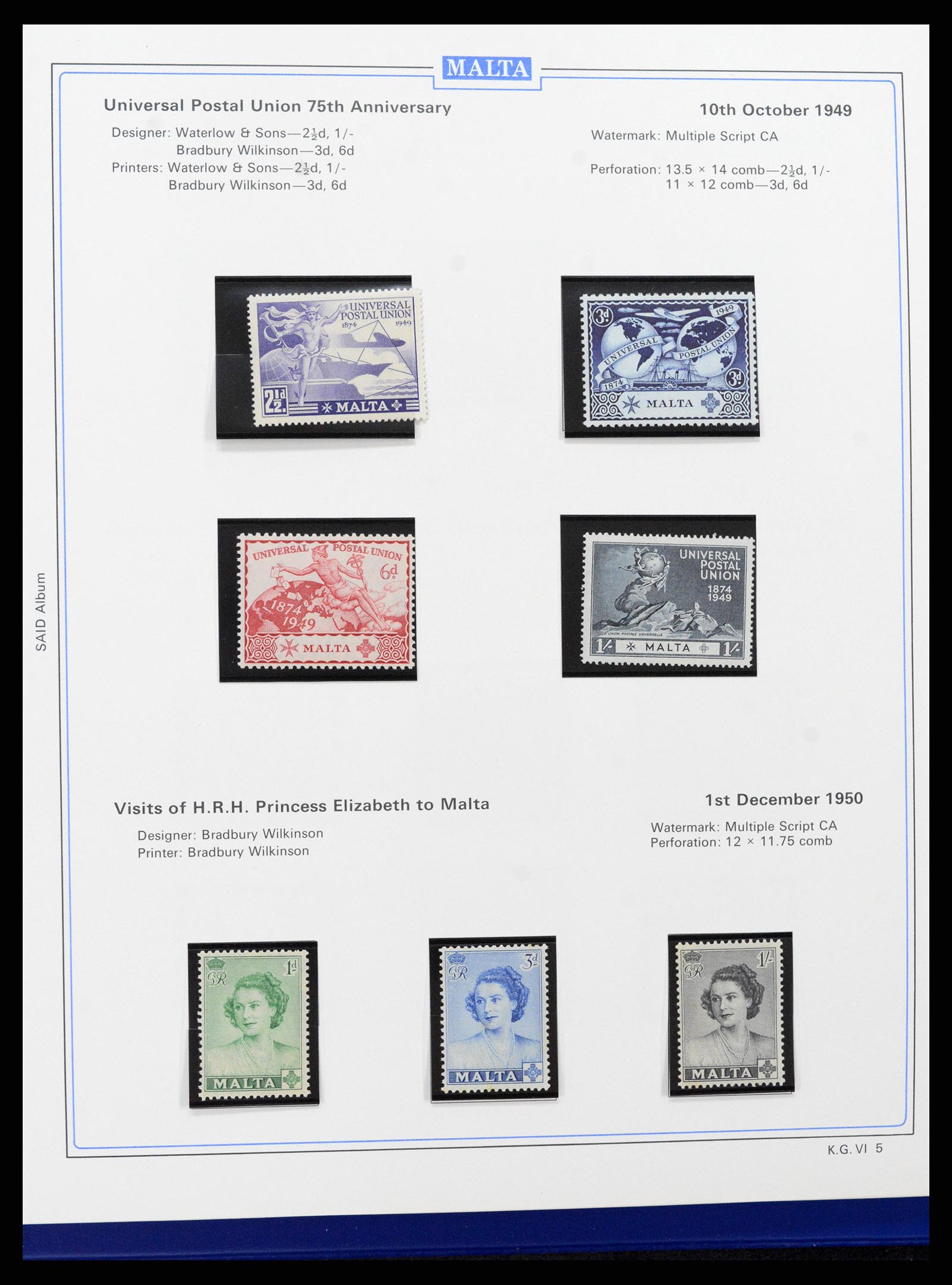 37374 019 - Postzegelverzameling 37374 Malta 1885-2012.