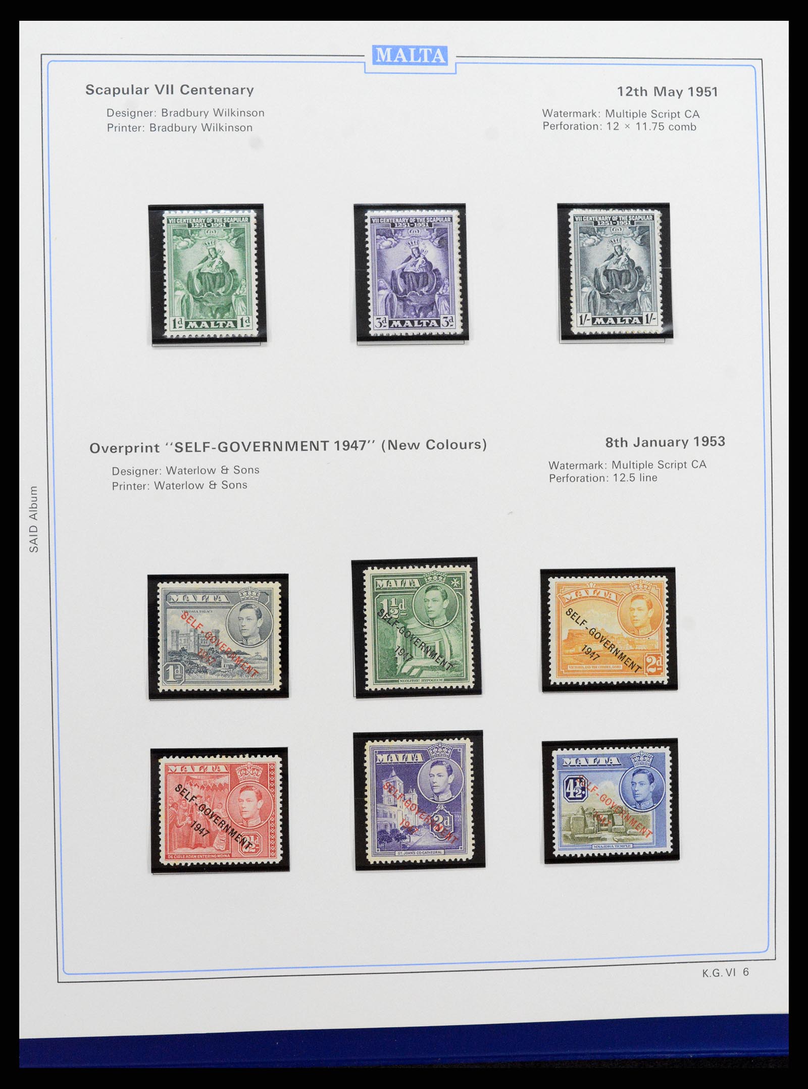 37374 020 - Postzegelverzameling 37374 Malta 1885-2012.