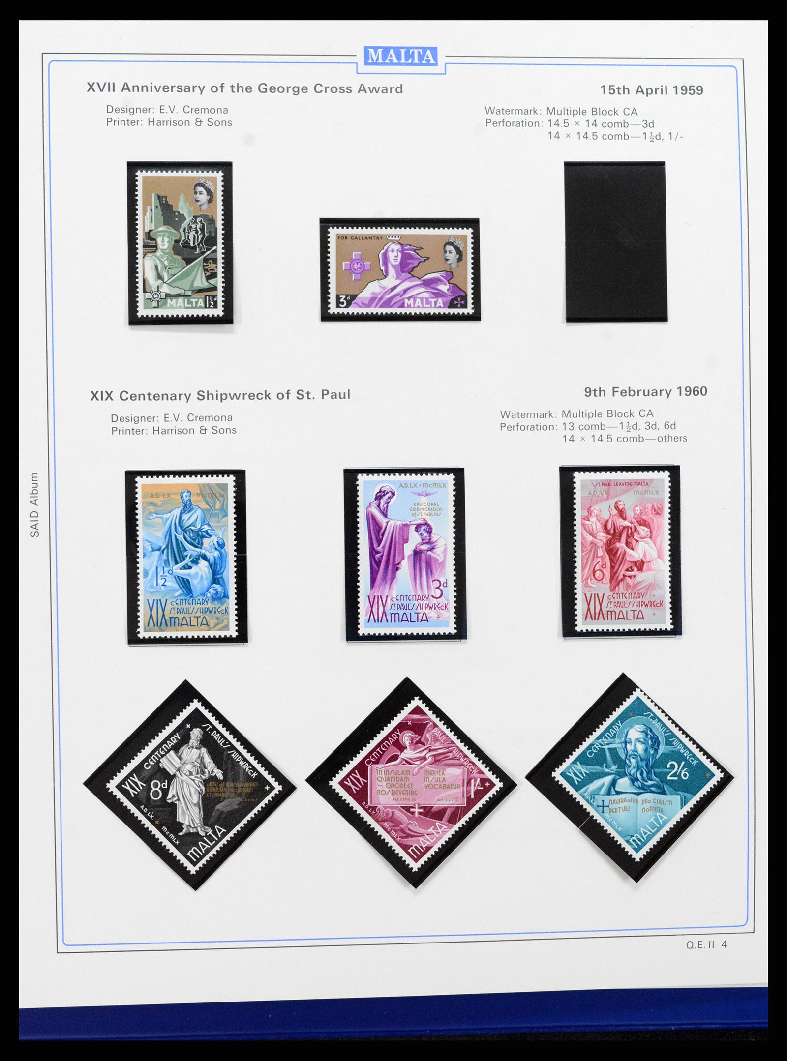 37374 024 - Stamp collection 37374 Malta 1885-2012.