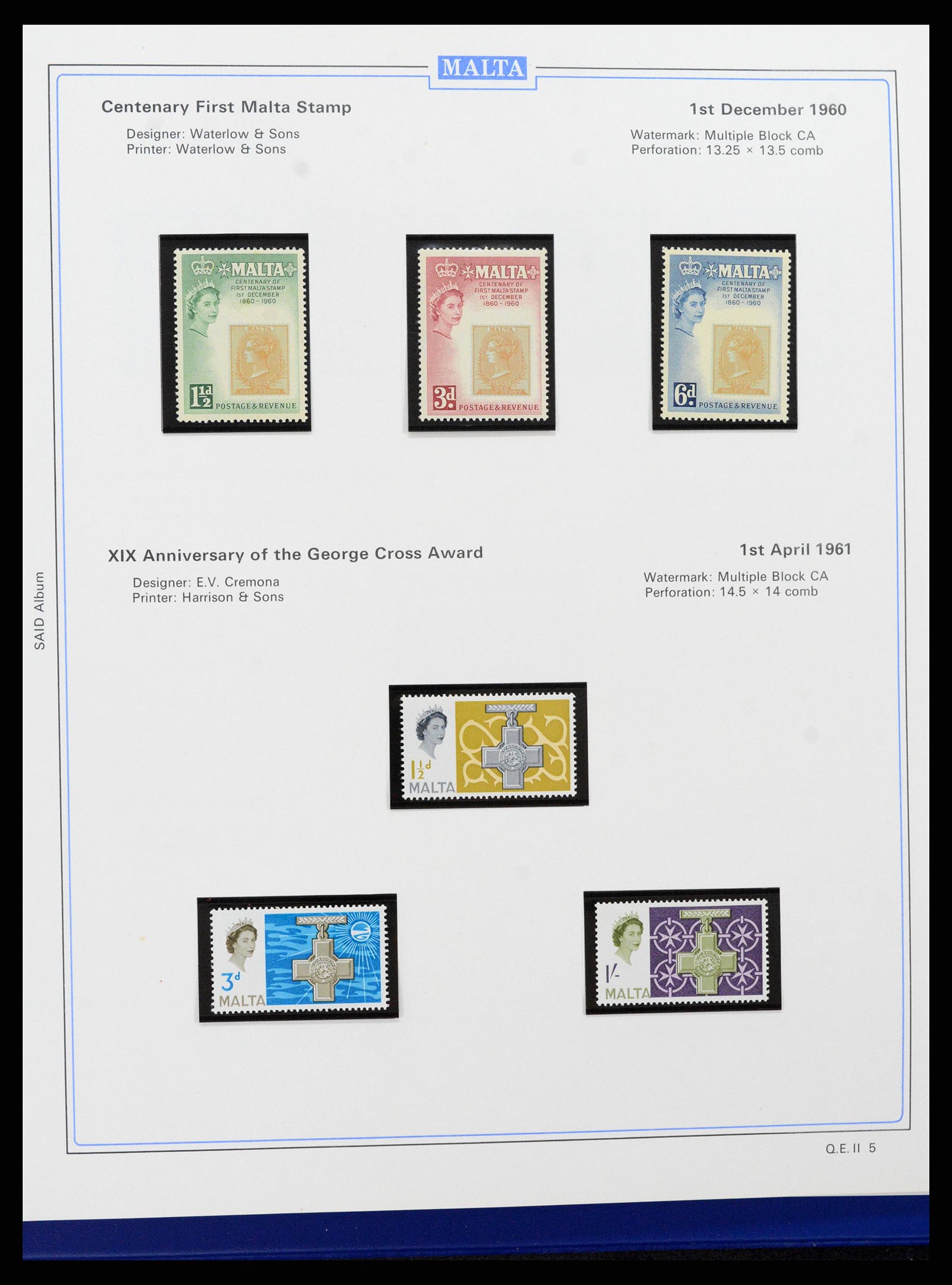 37374 025 - Postzegelverzameling 37374 Malta 1885-2012.