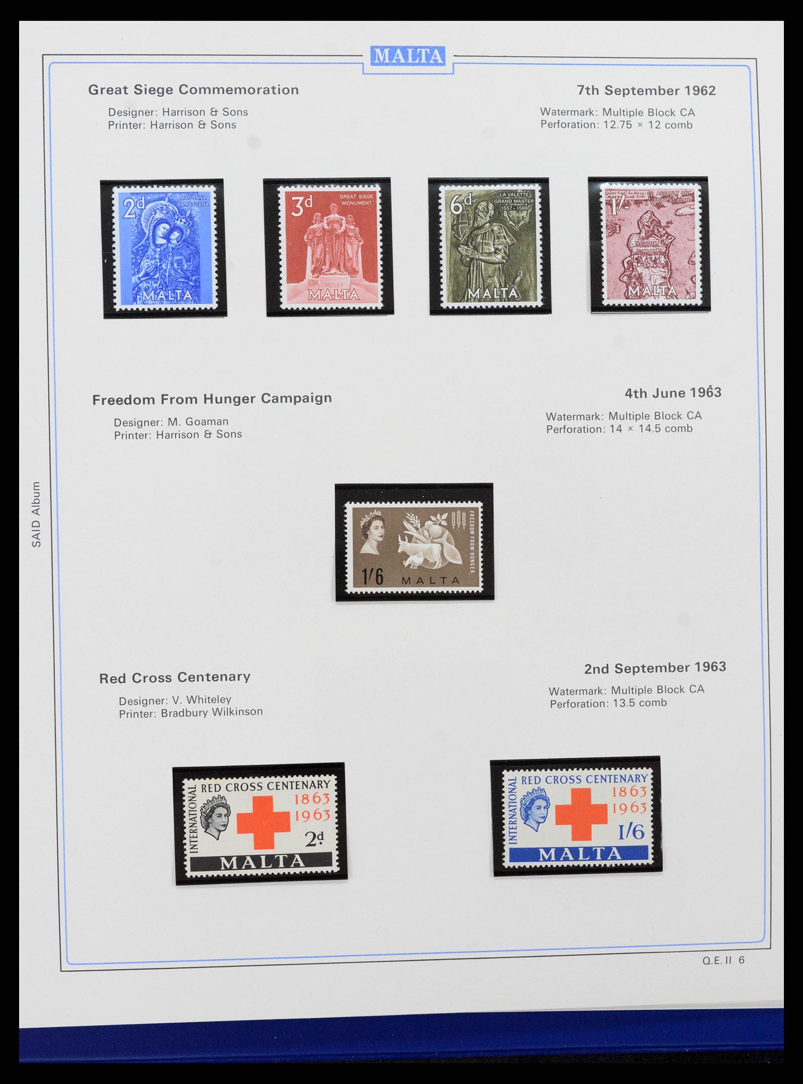 37374 026 - Postzegelverzameling 37374 Malta 1885-2012.