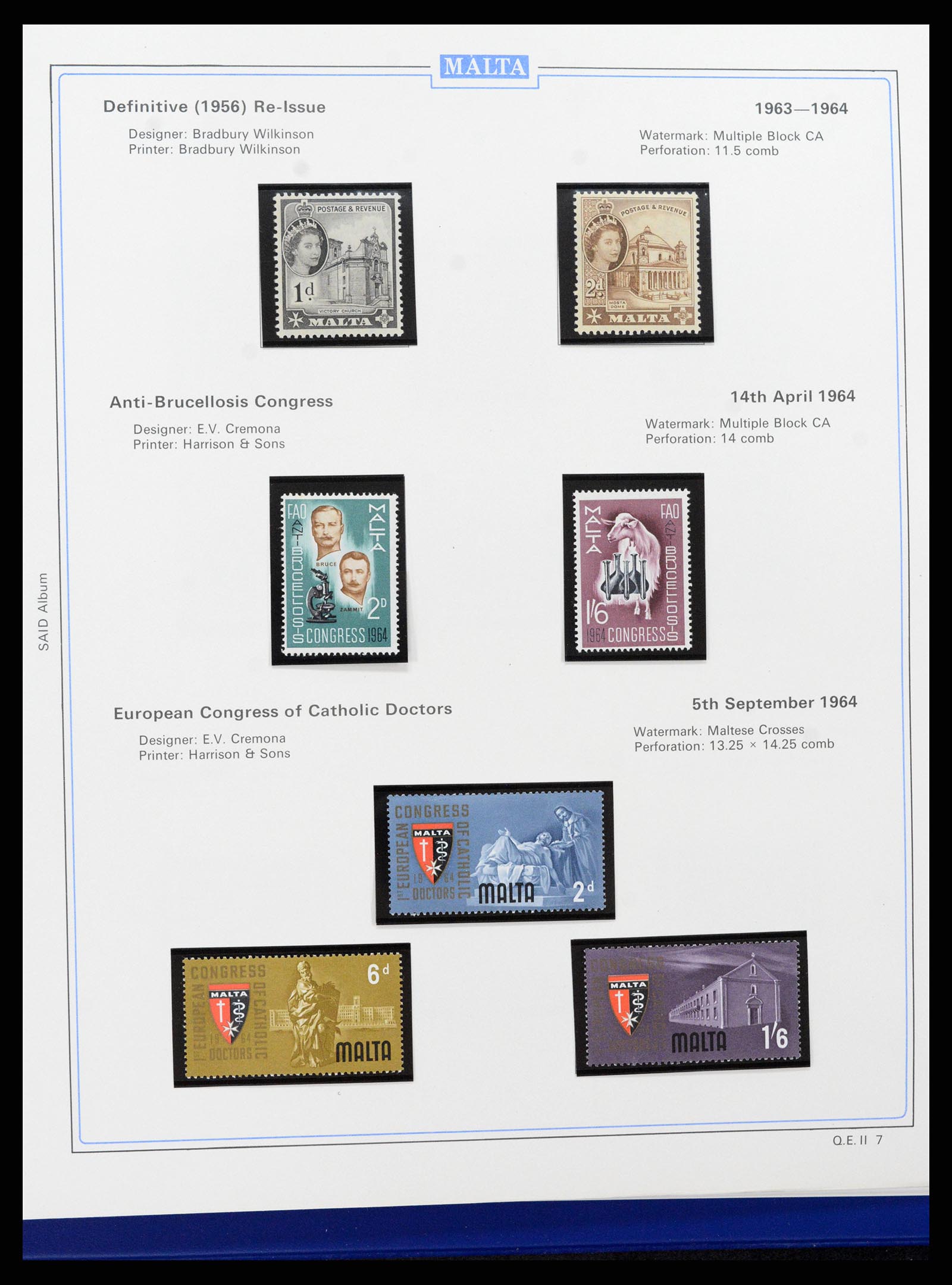 37374 027 - Postzegelverzameling 37374 Malta 1885-2012.