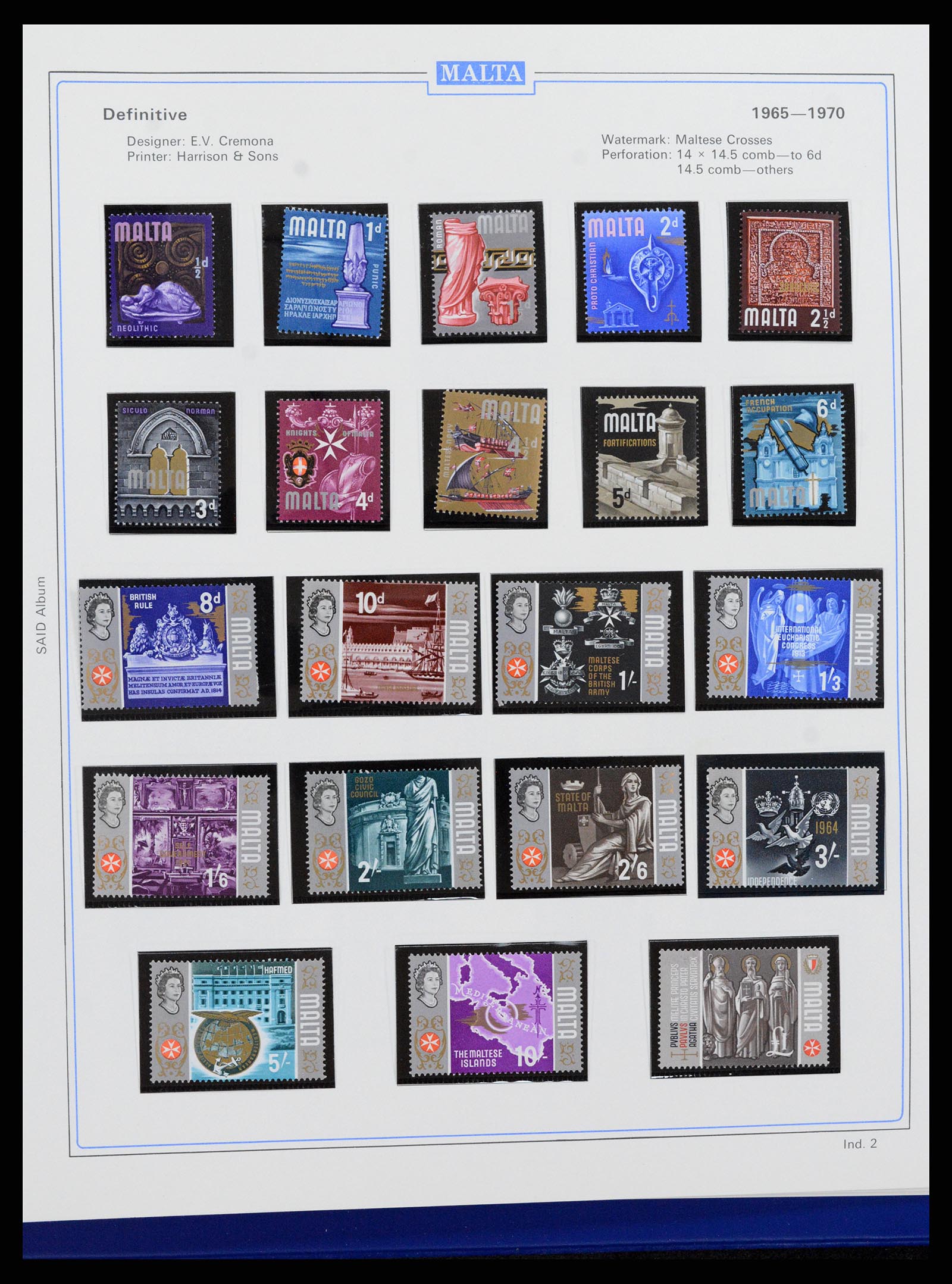 37374 029 - Postzegelverzameling 37374 Malta 1885-2012.