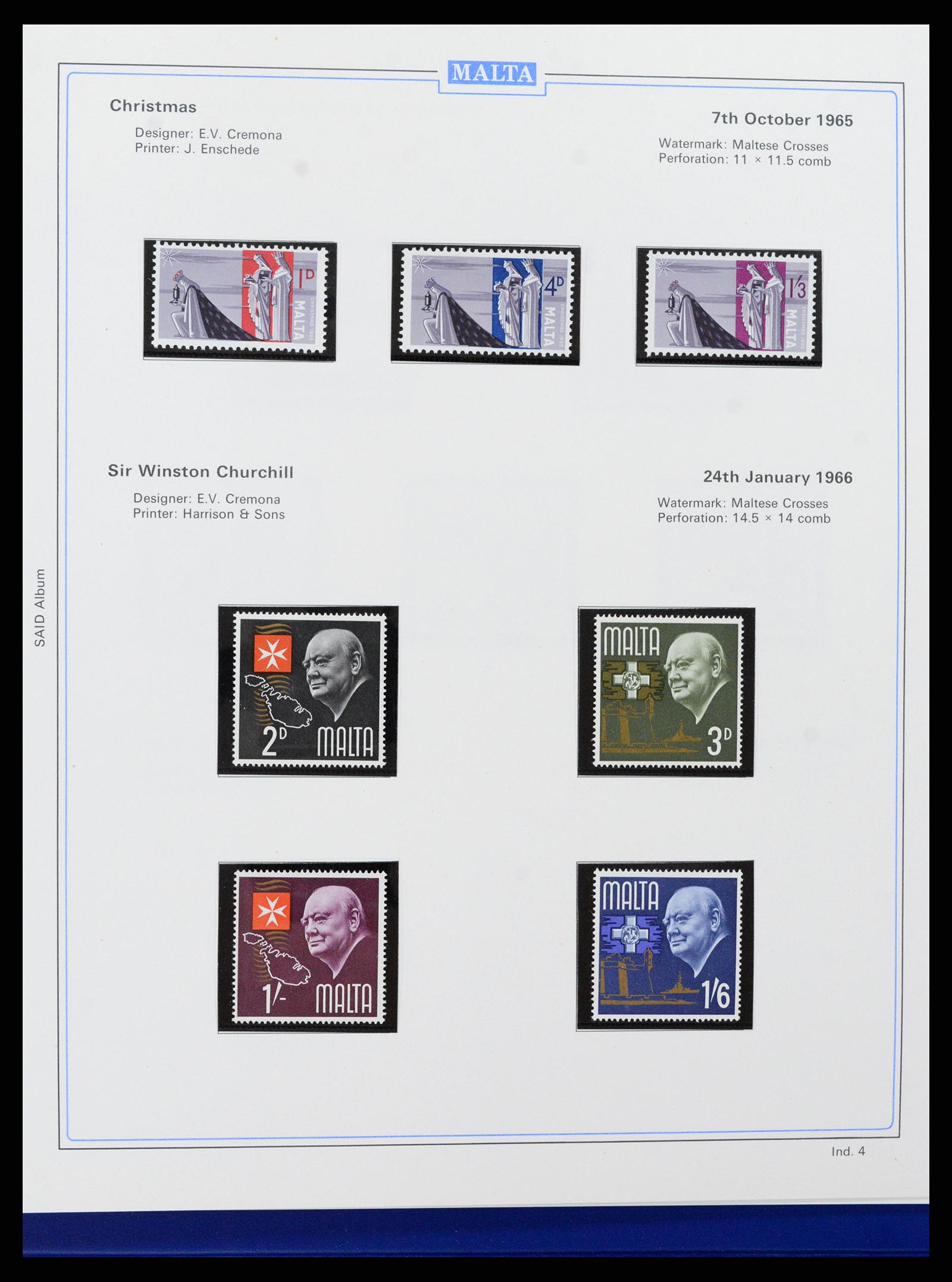 37374 032 - Postzegelverzameling 37374 Malta 1885-2012.