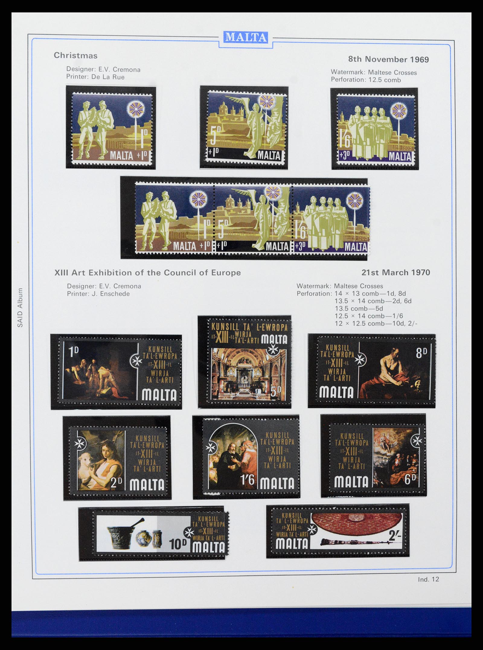 37374 040 - Postzegelverzameling 37374 Malta 1885-2012.