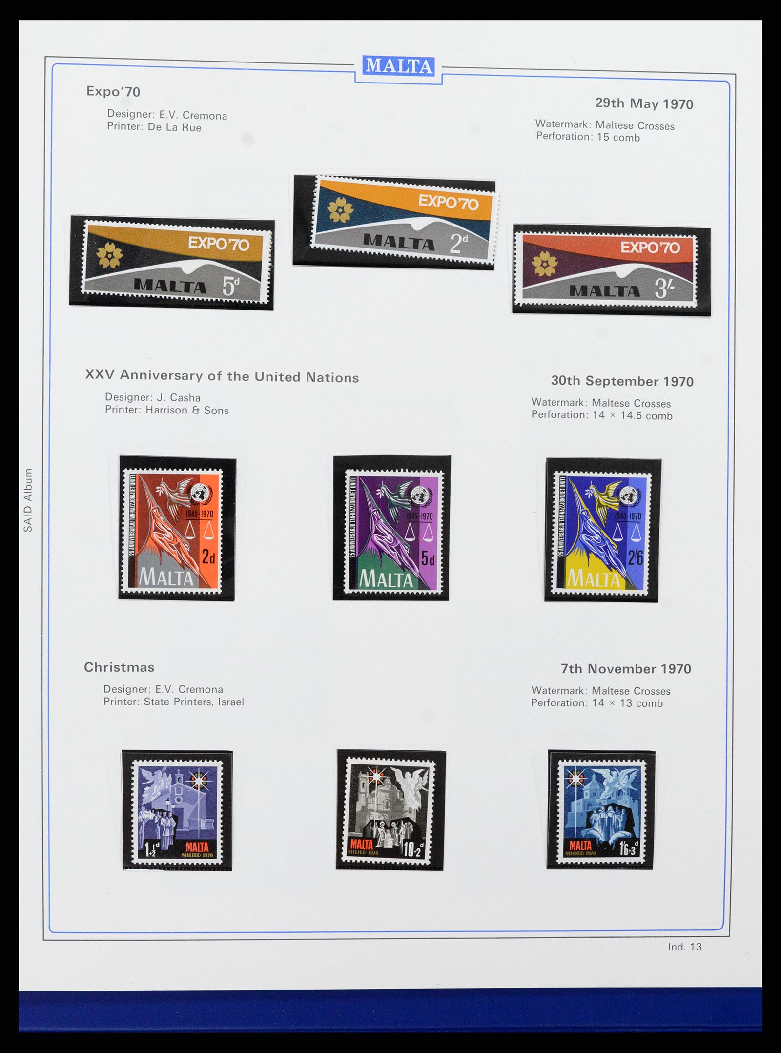 37374 041 - Stamp collection 37374 Malta 1885-2012.