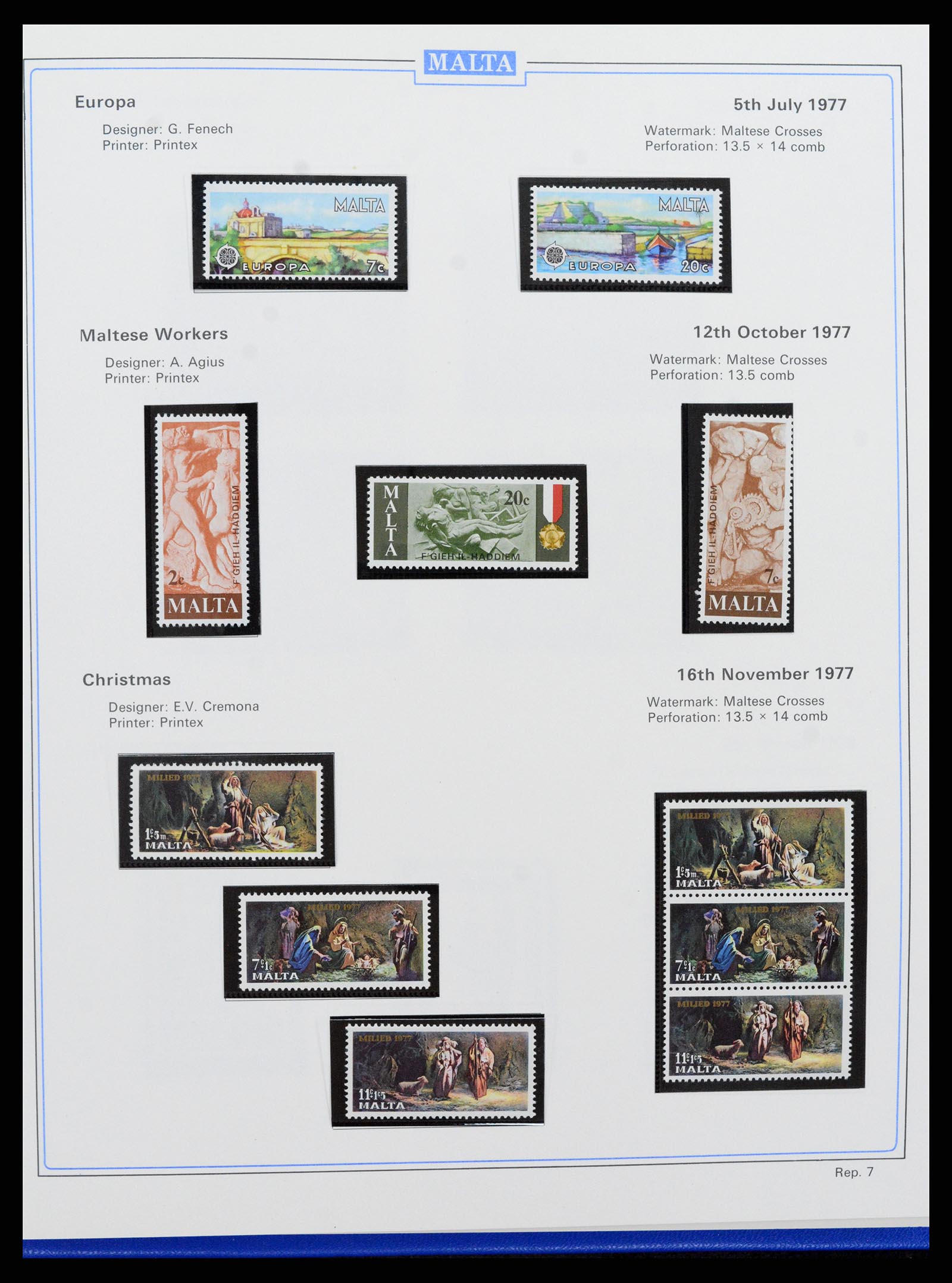 37374 055 - Stamp collection 37374 Malta 1885-2012.