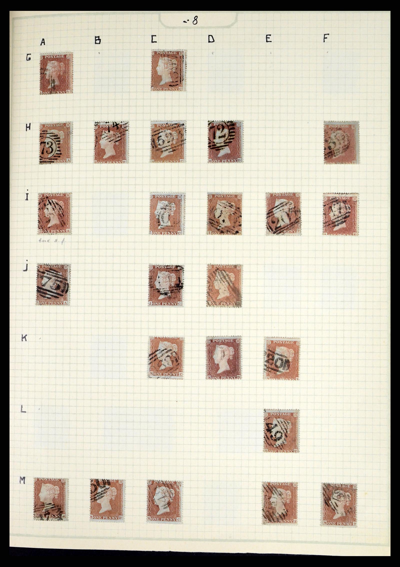 37375 004 - Postzegelverzameling 37375 Engeland 1840-1982.