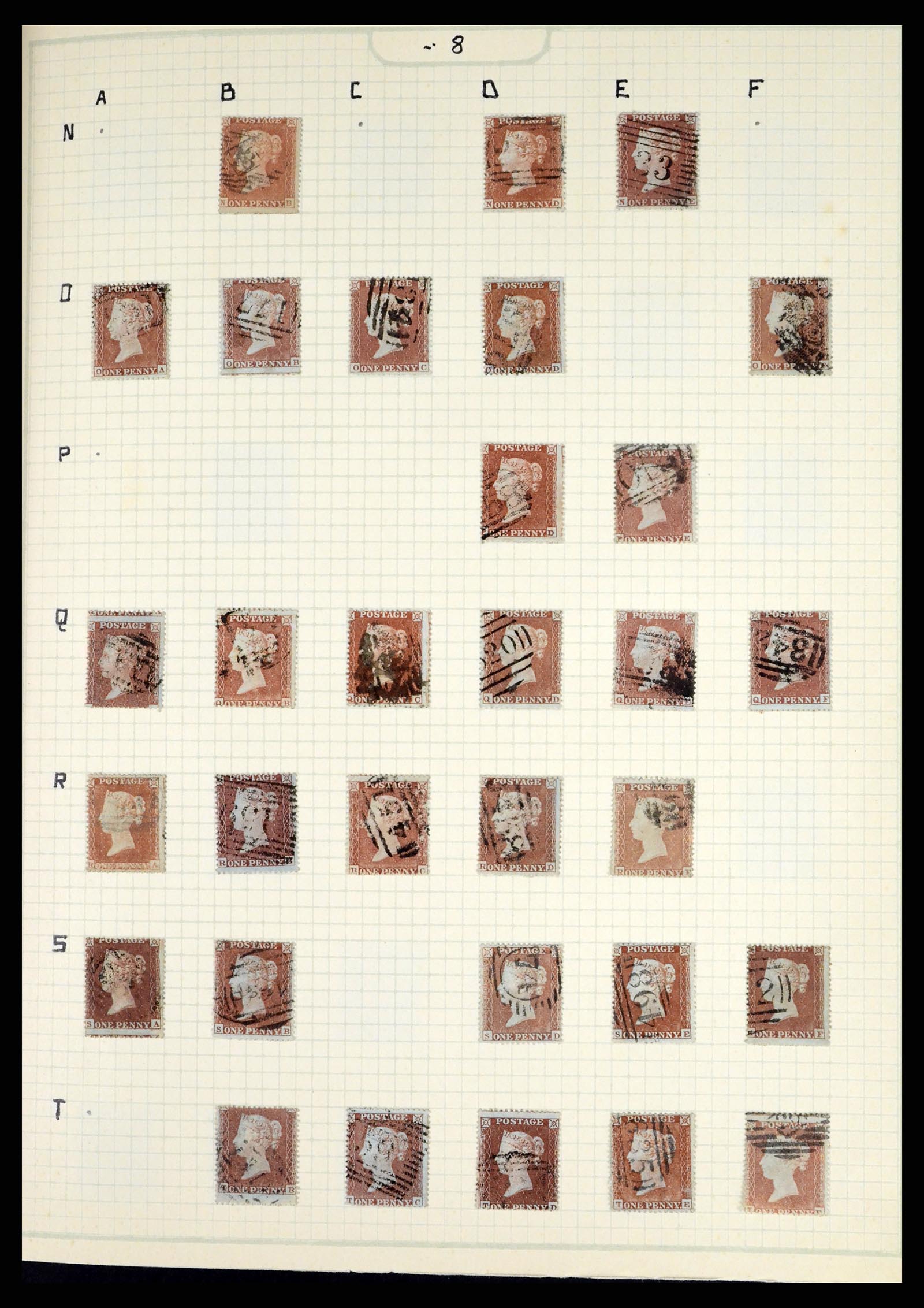 37375 006 - Postzegelverzameling 37375 Engeland 1840-1982.