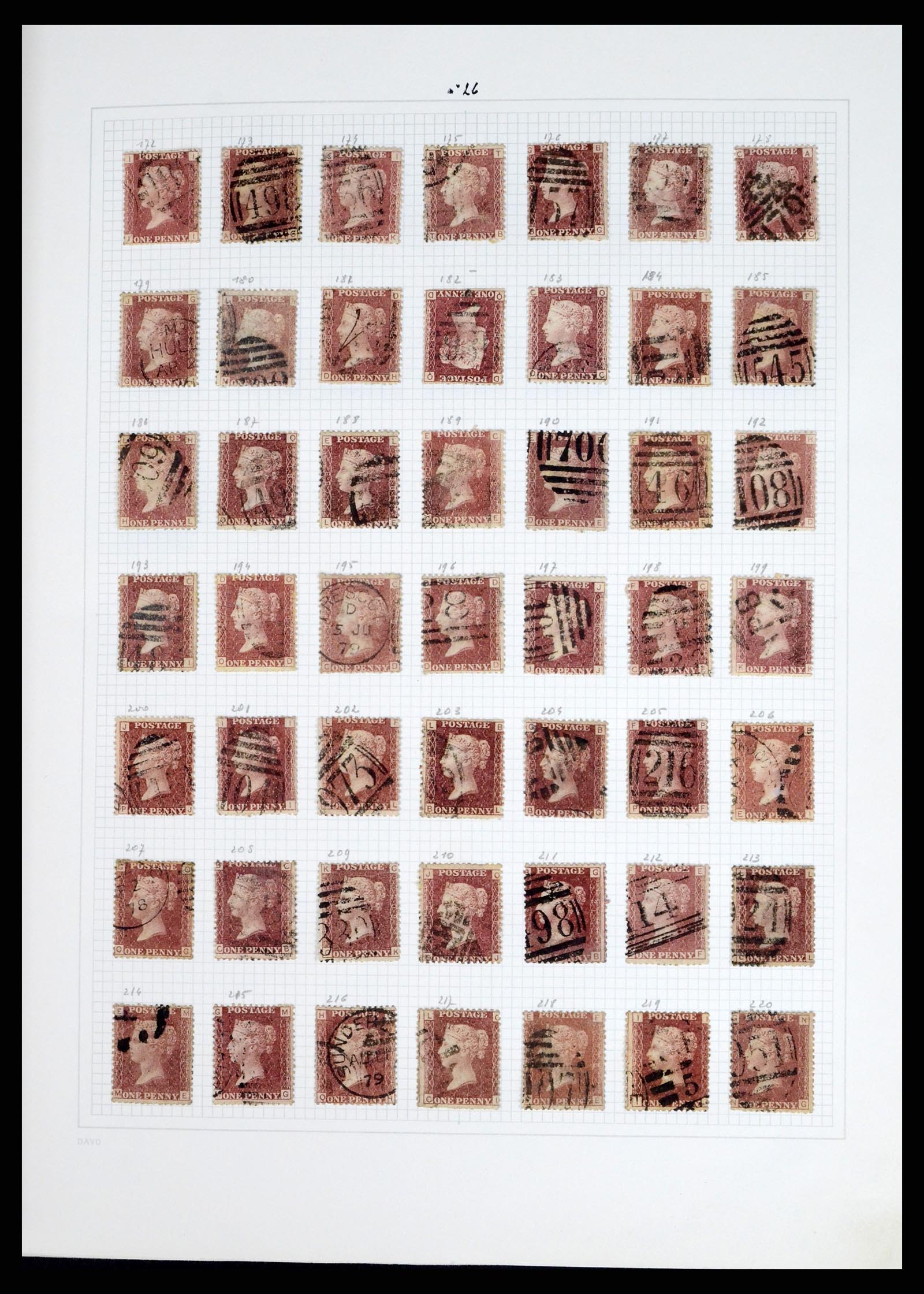 37375 012 - Postzegelverzameling 37375 Engeland 1840-1982.