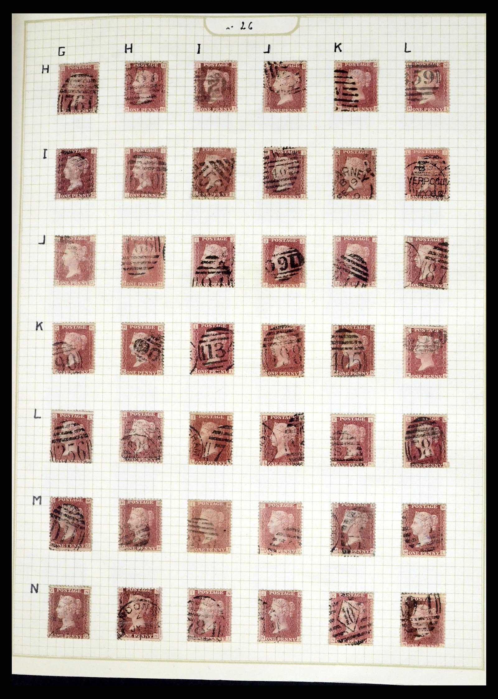 37375 017 - Postzegelverzameling 37375 Engeland 1840-1982.