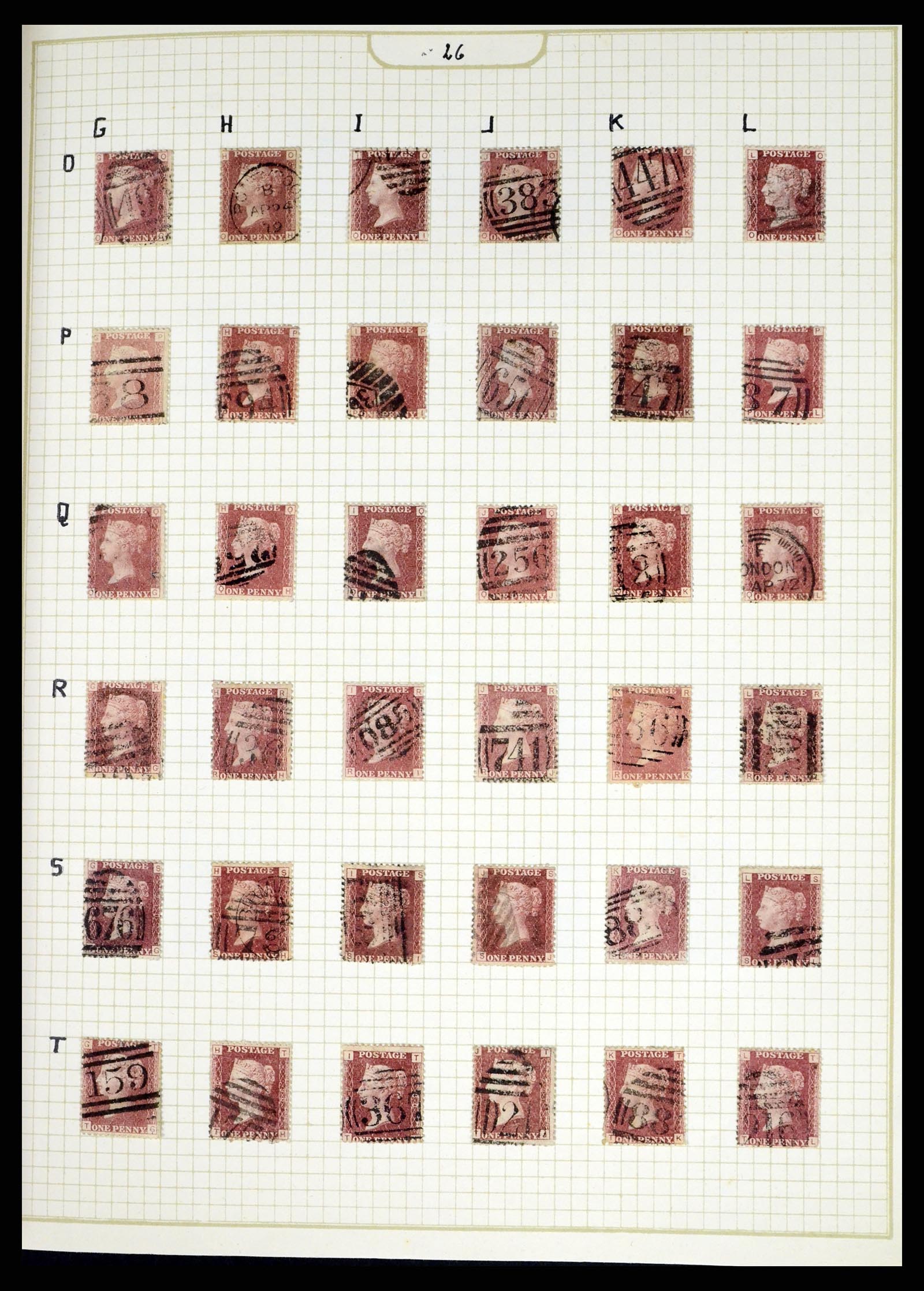 37375 019 - Postzegelverzameling 37375 Engeland 1840-1982.