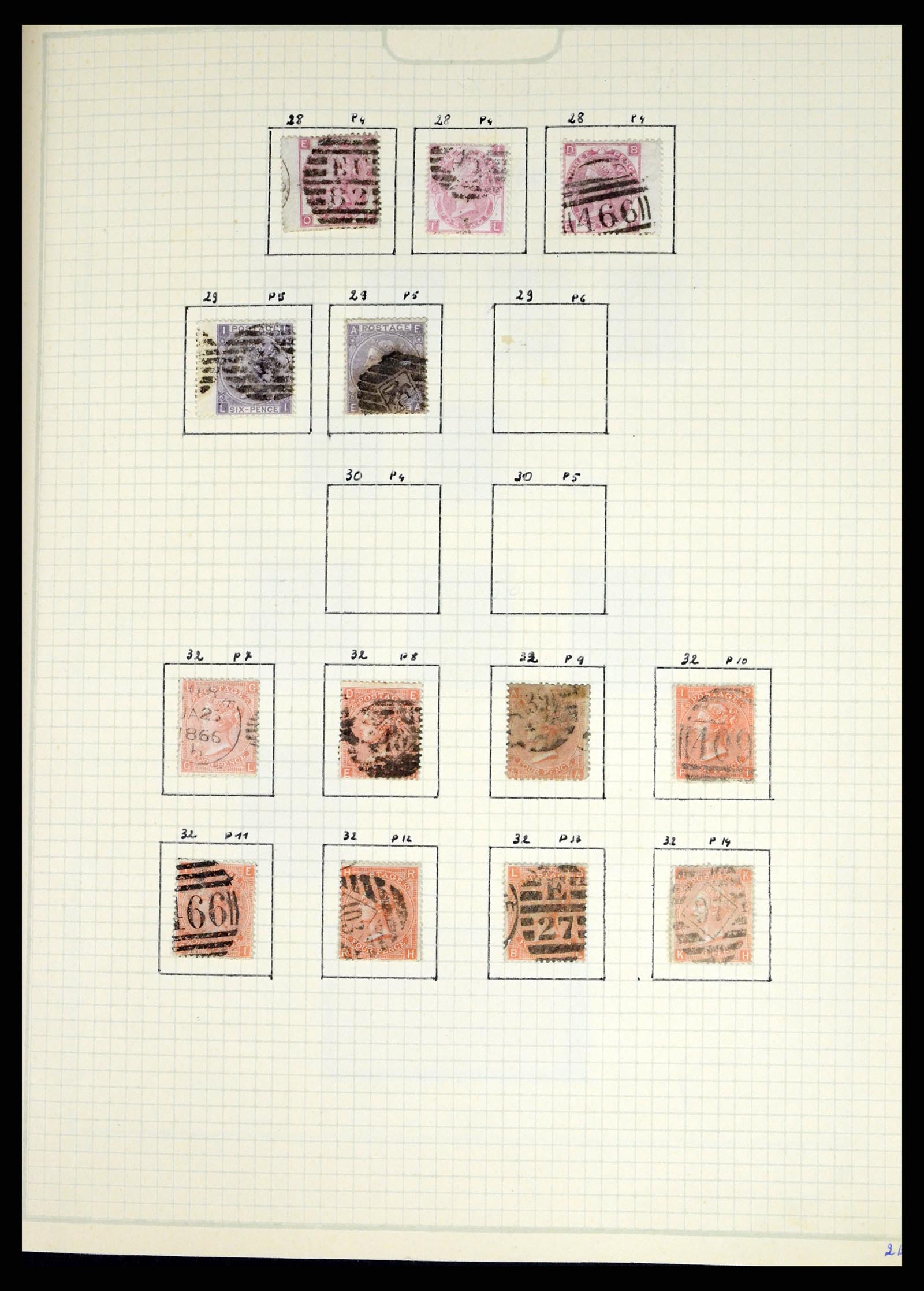 37375 020 - Postzegelverzameling 37375 Engeland 1840-1982.