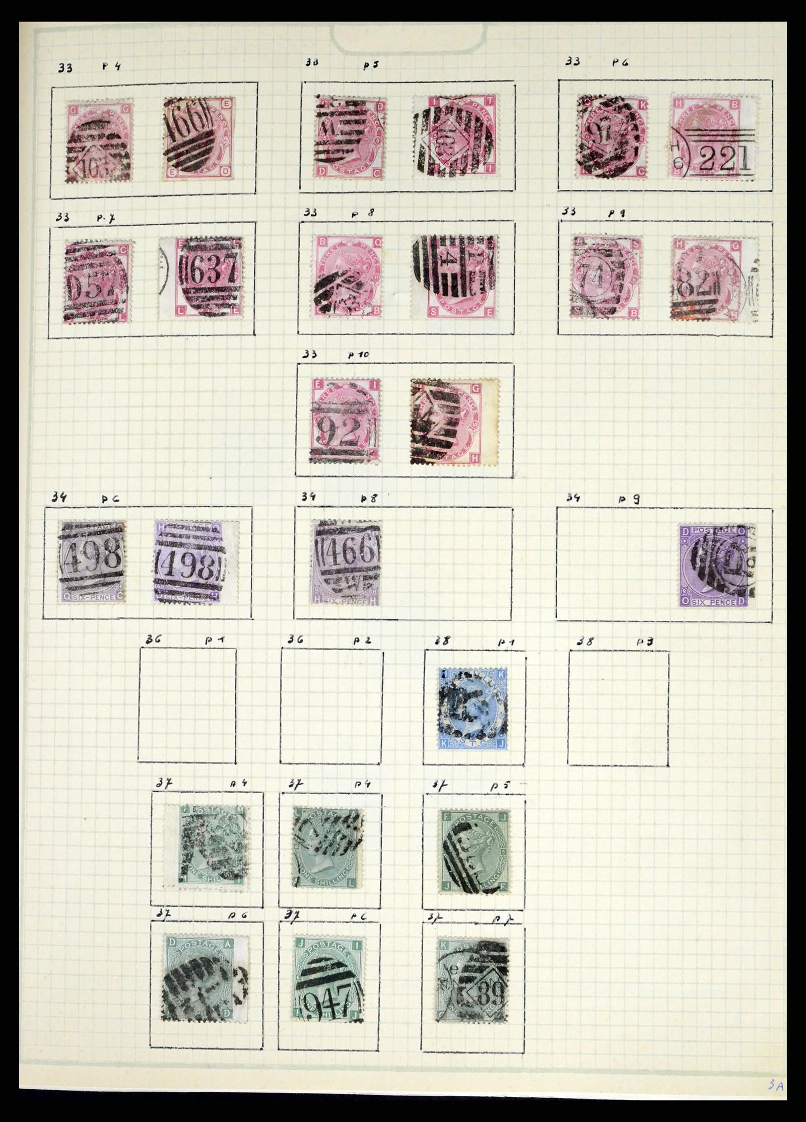 37375 022 - Postzegelverzameling 37375 Engeland 1840-1982.