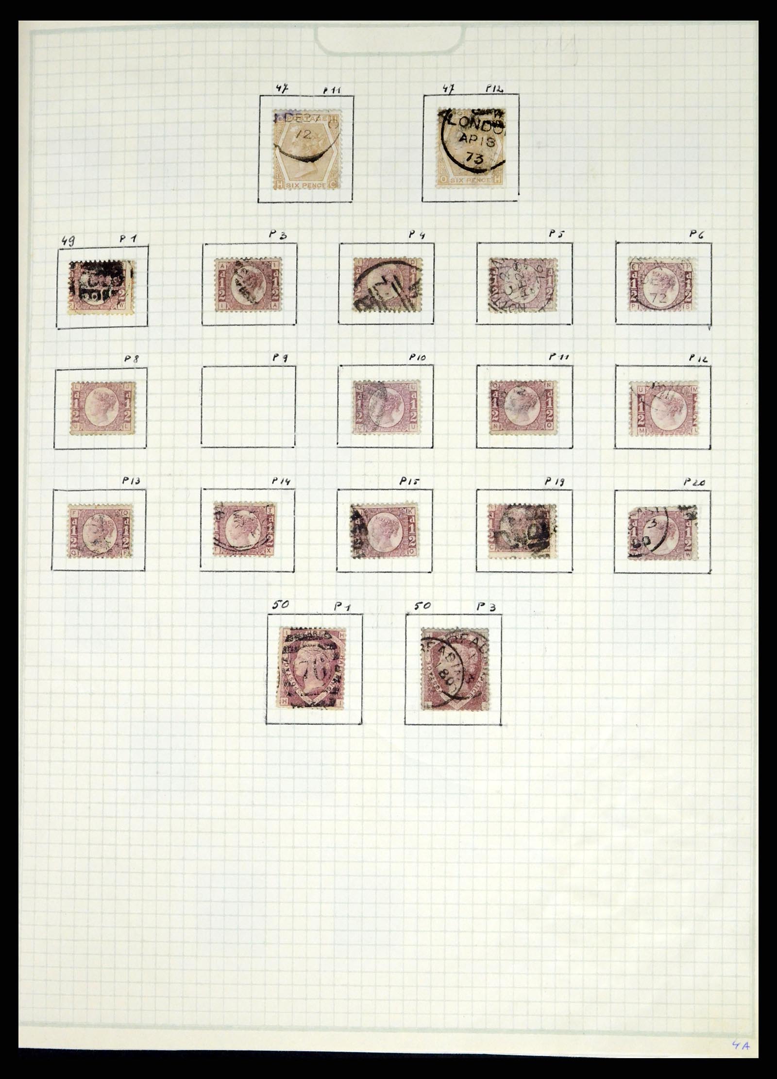 37375 024 - Postzegelverzameling 37375 Engeland 1840-1982.