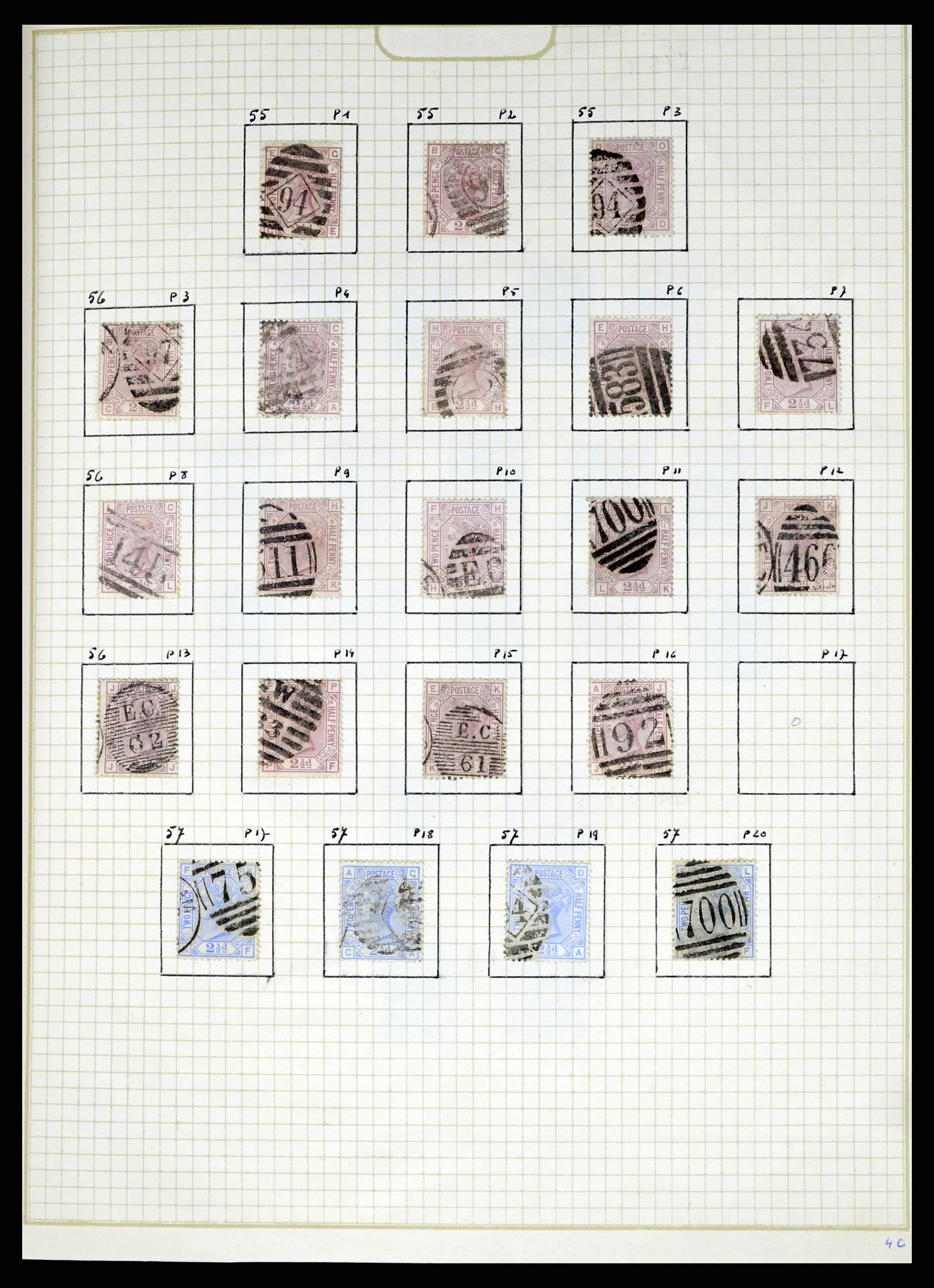 37375 026 - Postzegelverzameling 37375 Engeland 1840-1982.
