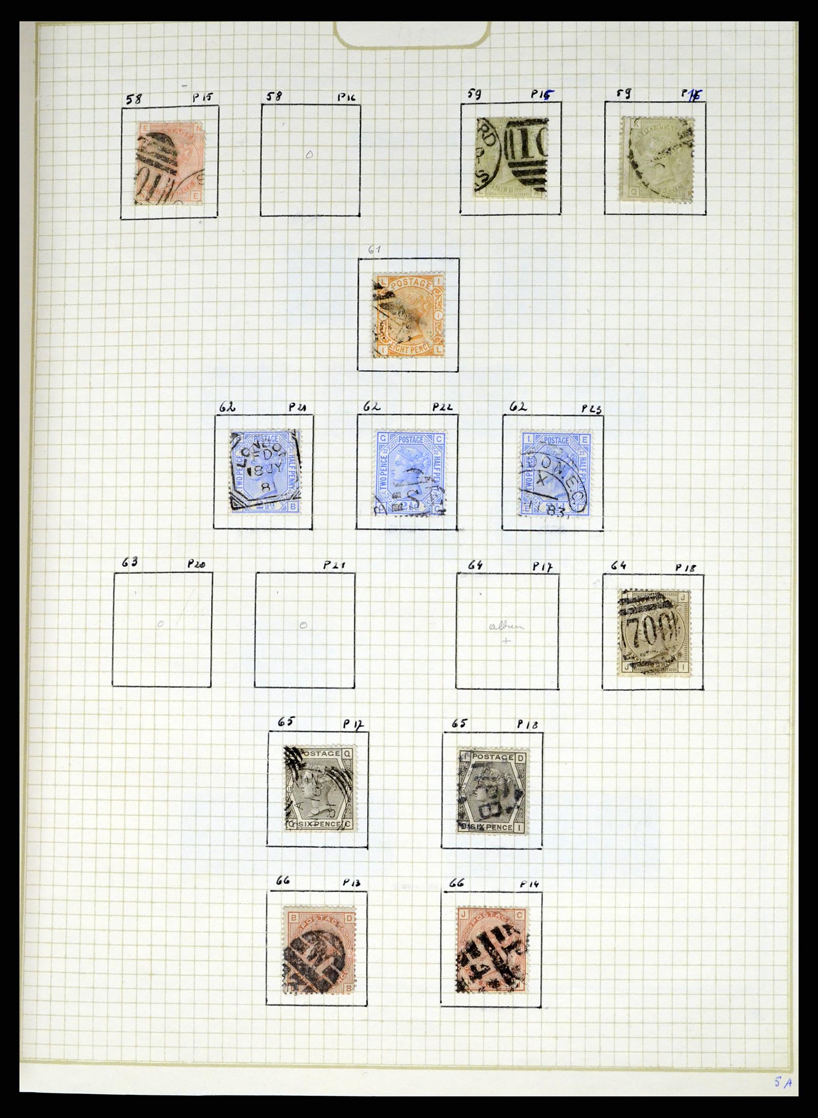 37375 028 - Postzegelverzameling 37375 Engeland 1840-1982.