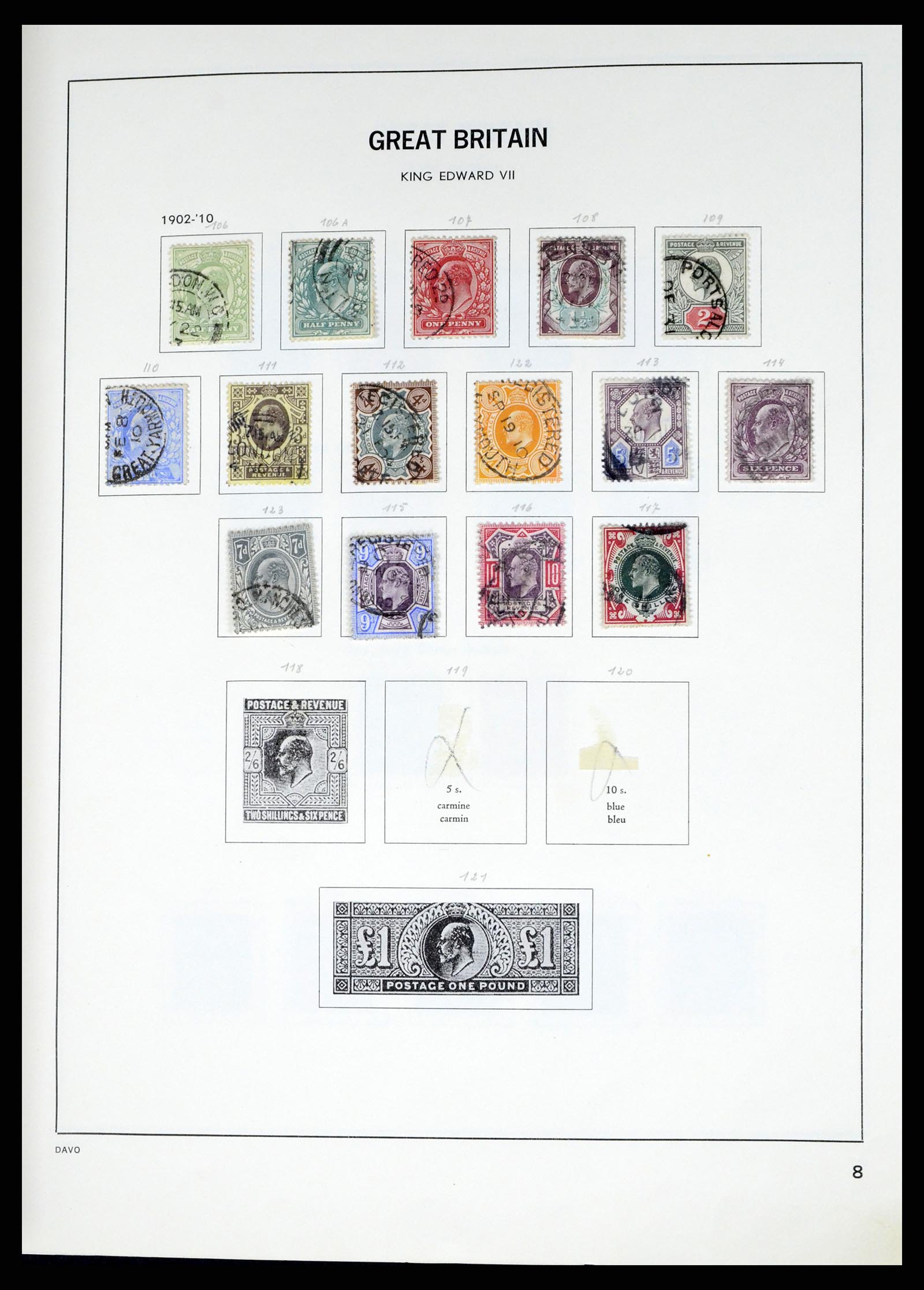 37375 031 - Postzegelverzameling 37375 Engeland 1840-1982.