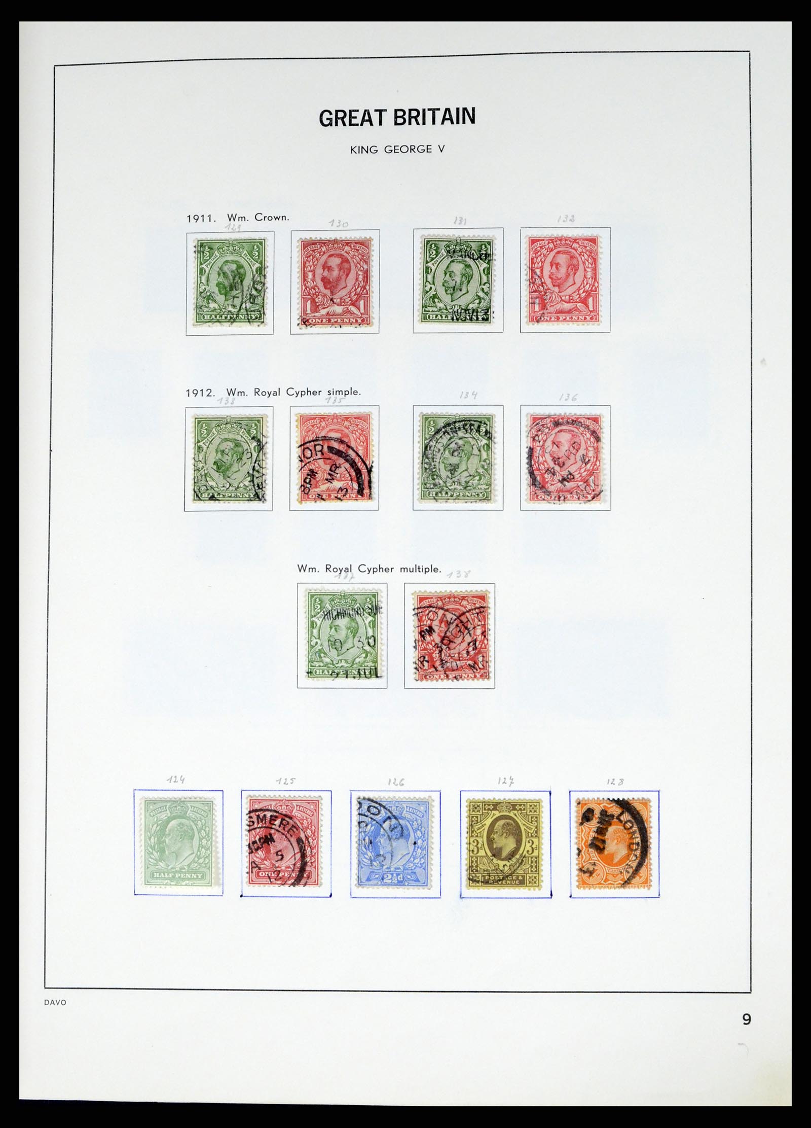 37375 032 - Postzegelverzameling 37375 Engeland 1840-1982.