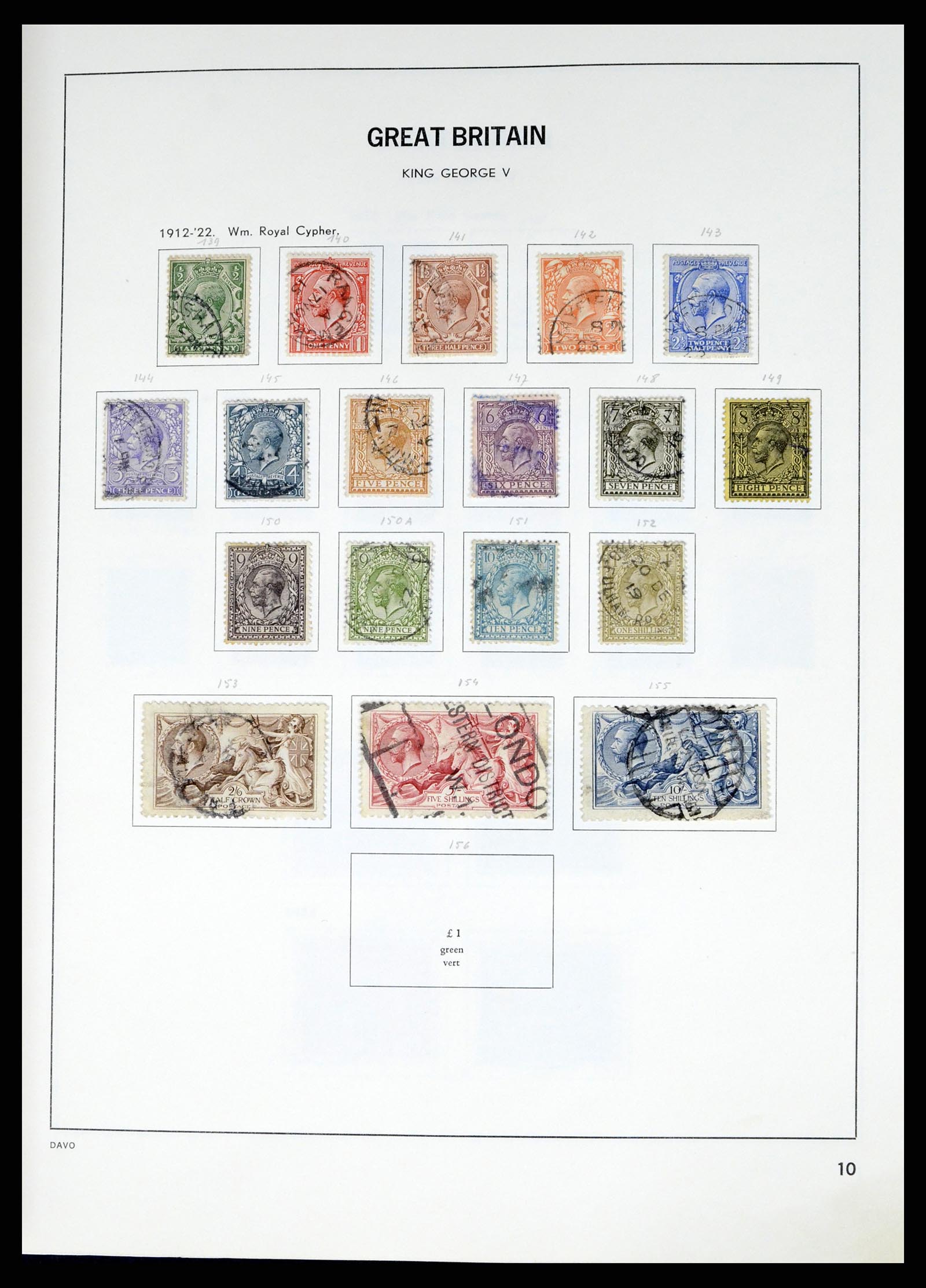 37375 033 - Postzegelverzameling 37375 Engeland 1840-1982.