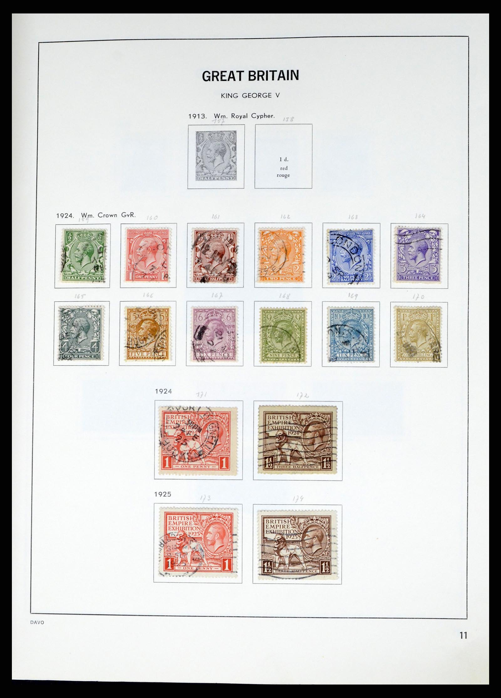 37375 034 - Postzegelverzameling 37375 Engeland 1840-1982.