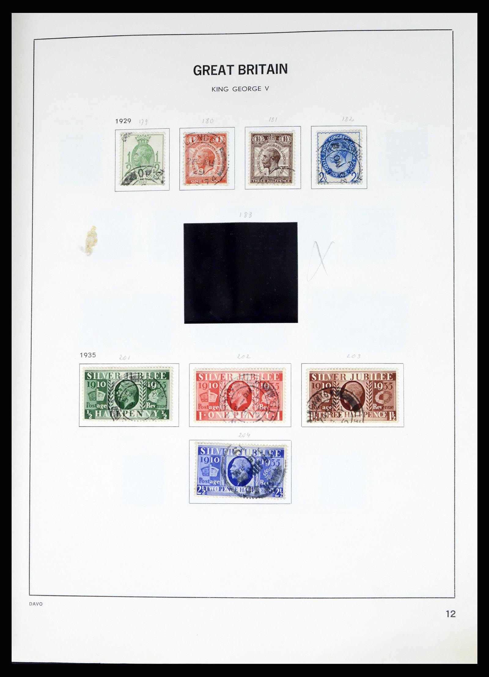37375 035 - Postzegelverzameling 37375 Engeland 1840-1982.