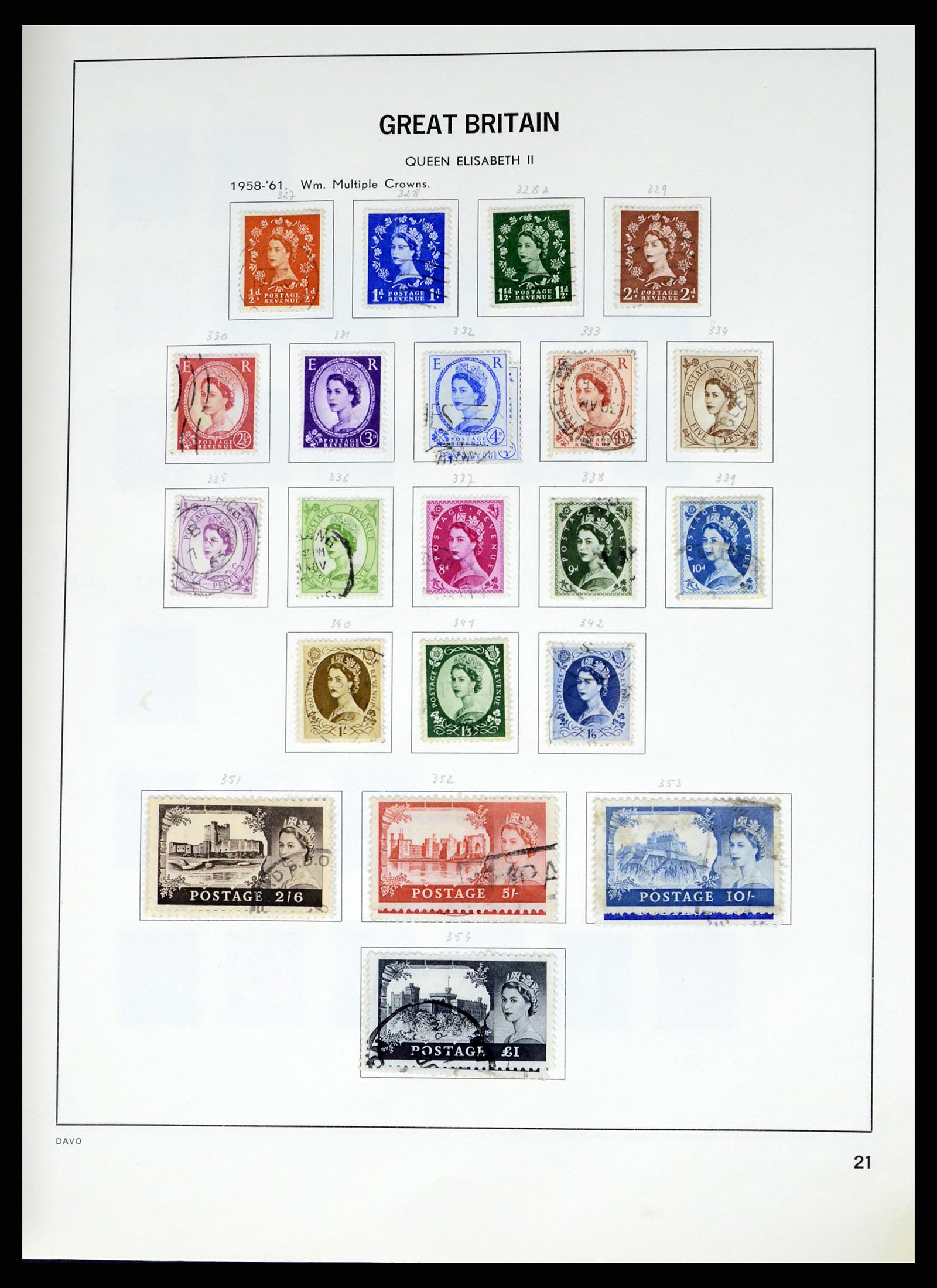 37375 045 - Stamp collection 37375 Great Britain 1840-1982.