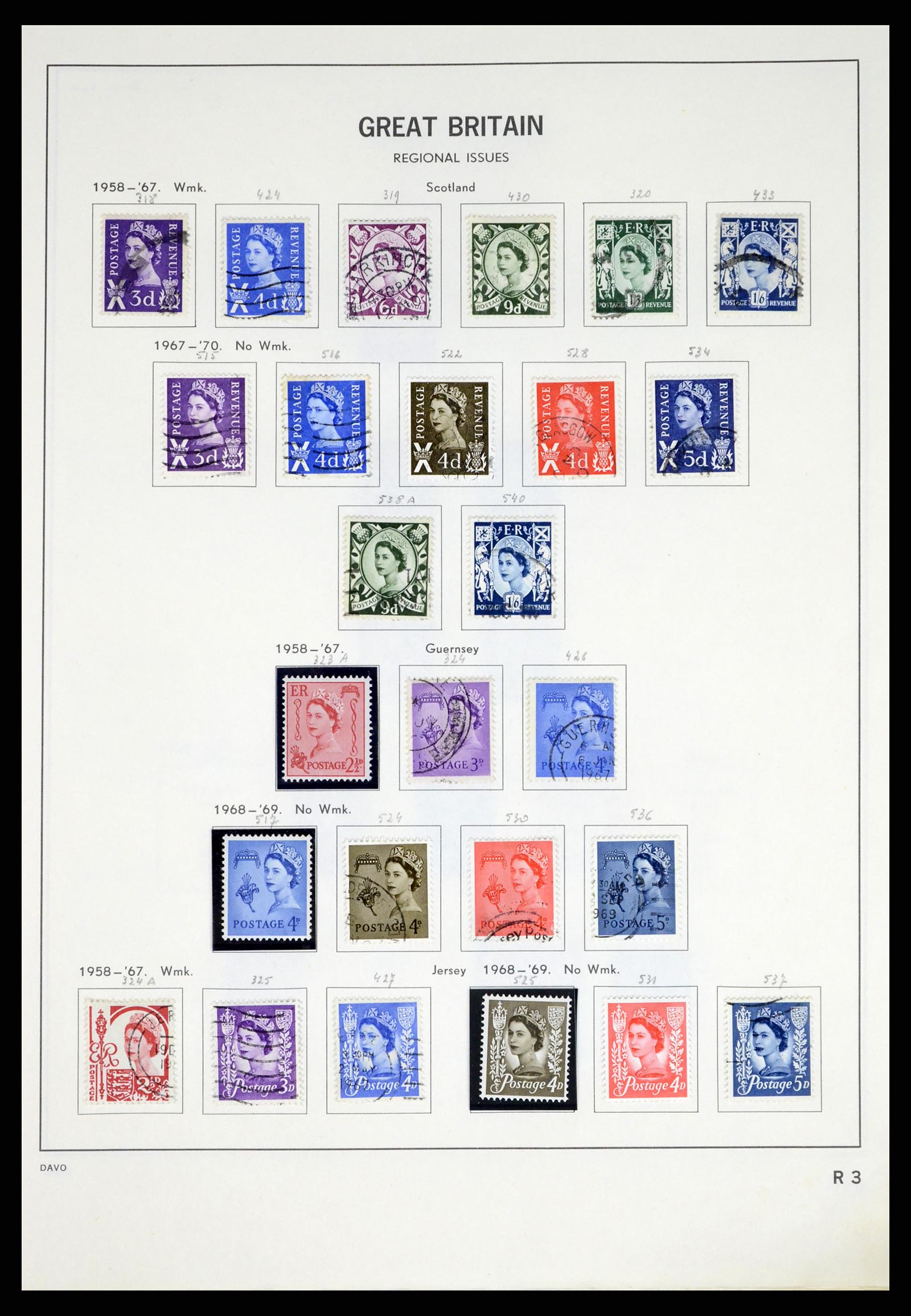 37375 123 - Stamp collection 37375 Great Britain 1840-1982.