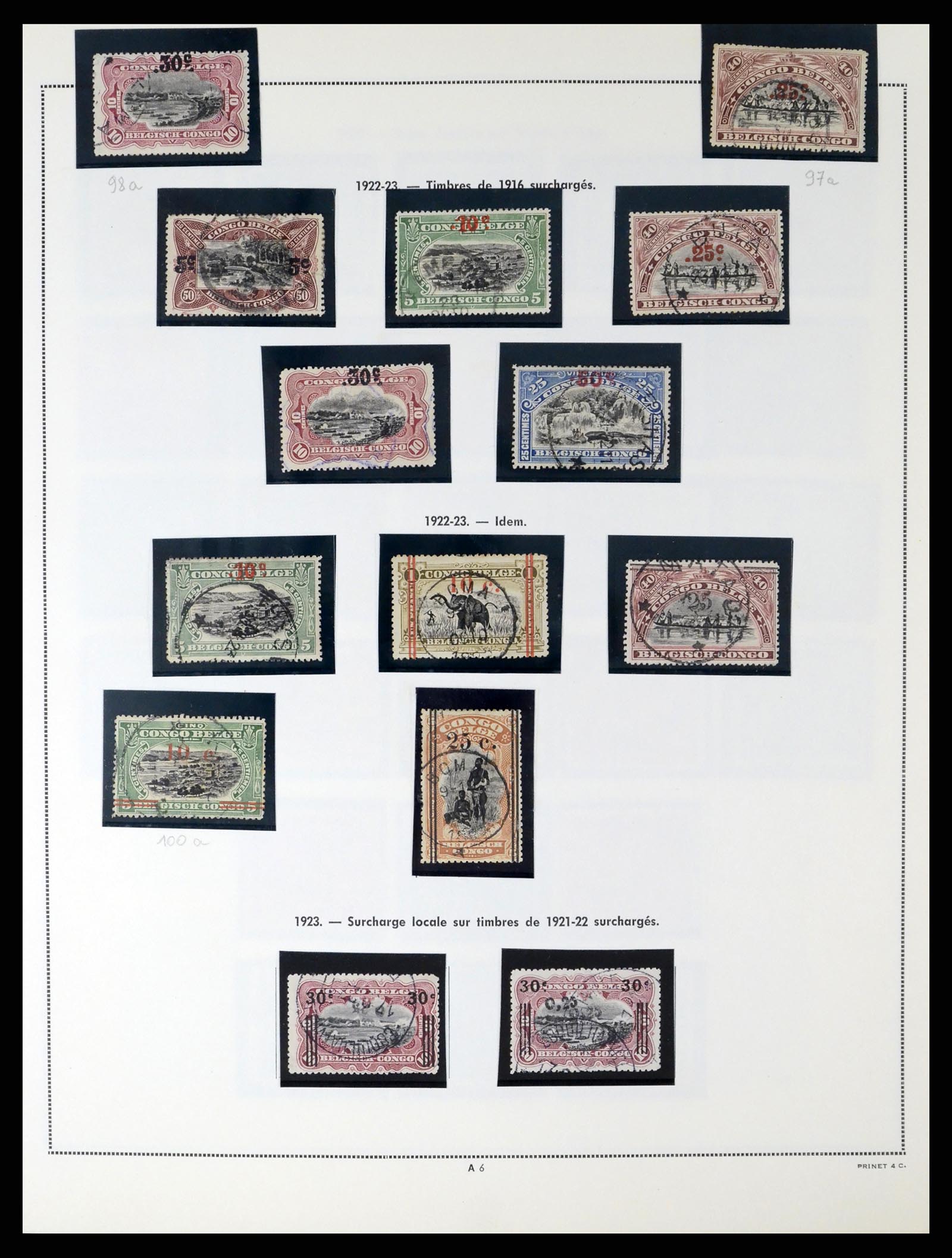 37377 006 - Postzegelverzameling 37377 Belgisch Congo 1894-1969.