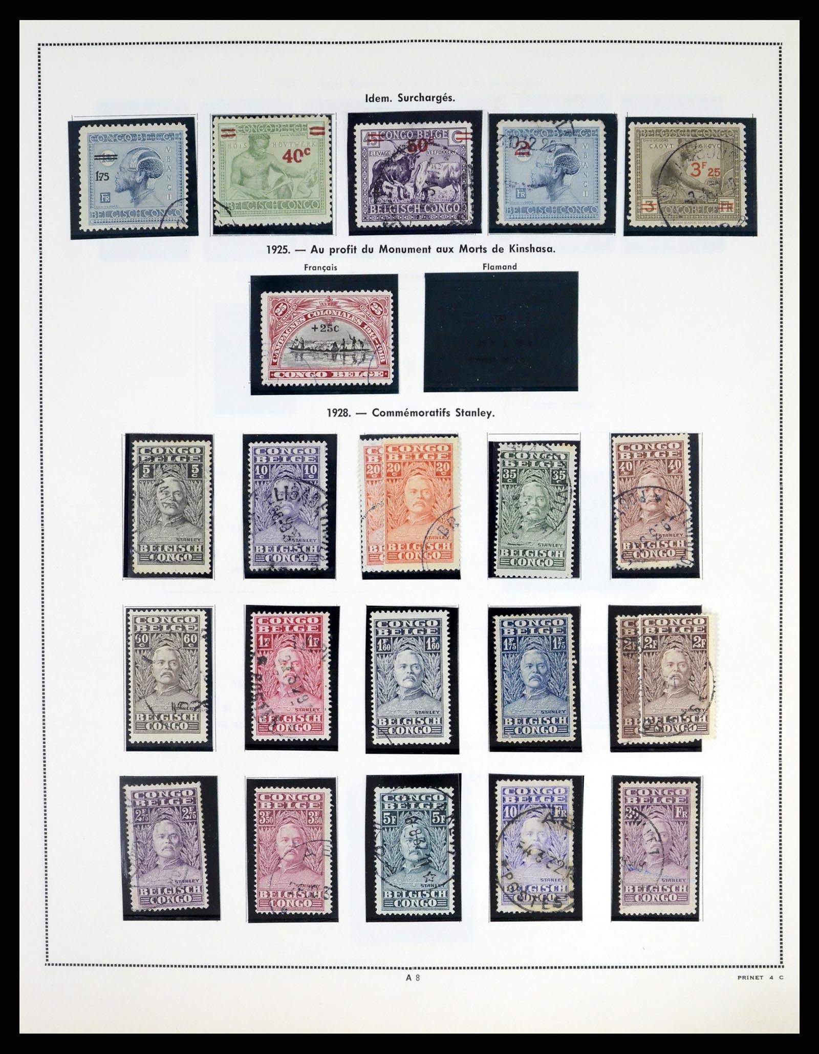37377 008 - Postzegelverzameling 37377 Belgisch Congo 1894-1969.