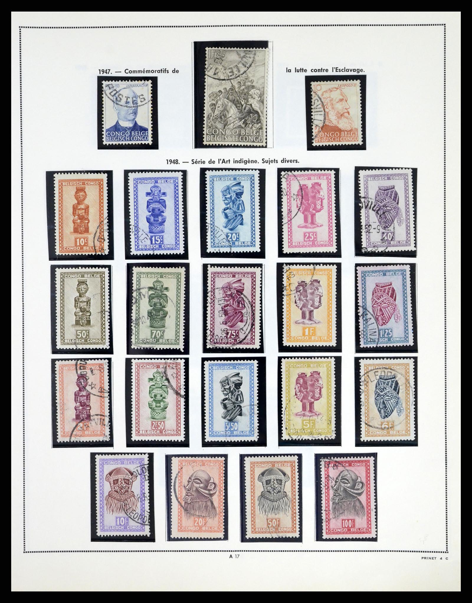37377 018 - Postzegelverzameling 37377 Belgisch Congo 1894-1969.