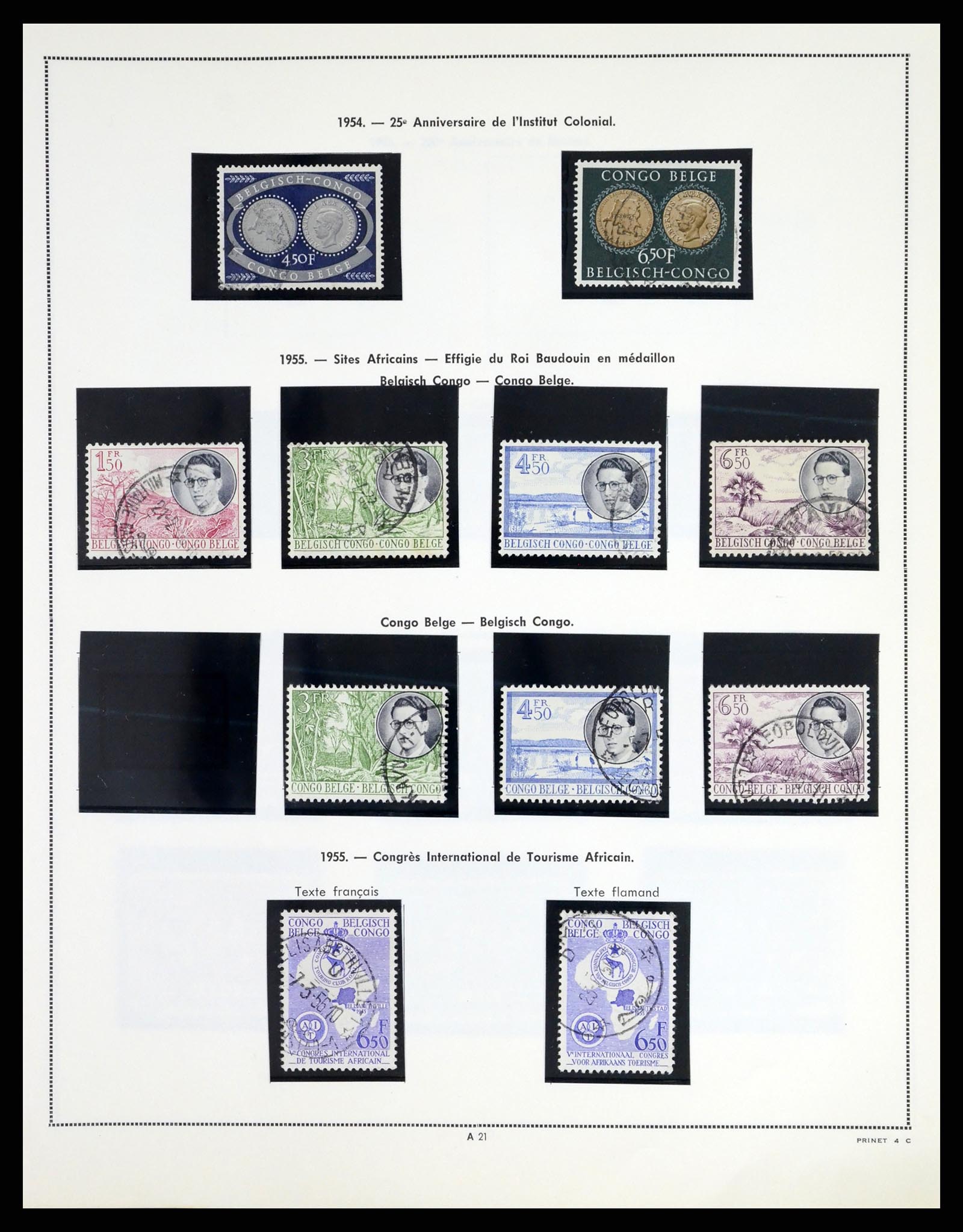 37377 022 - Postzegelverzameling 37377 Belgisch Congo 1894-1969.