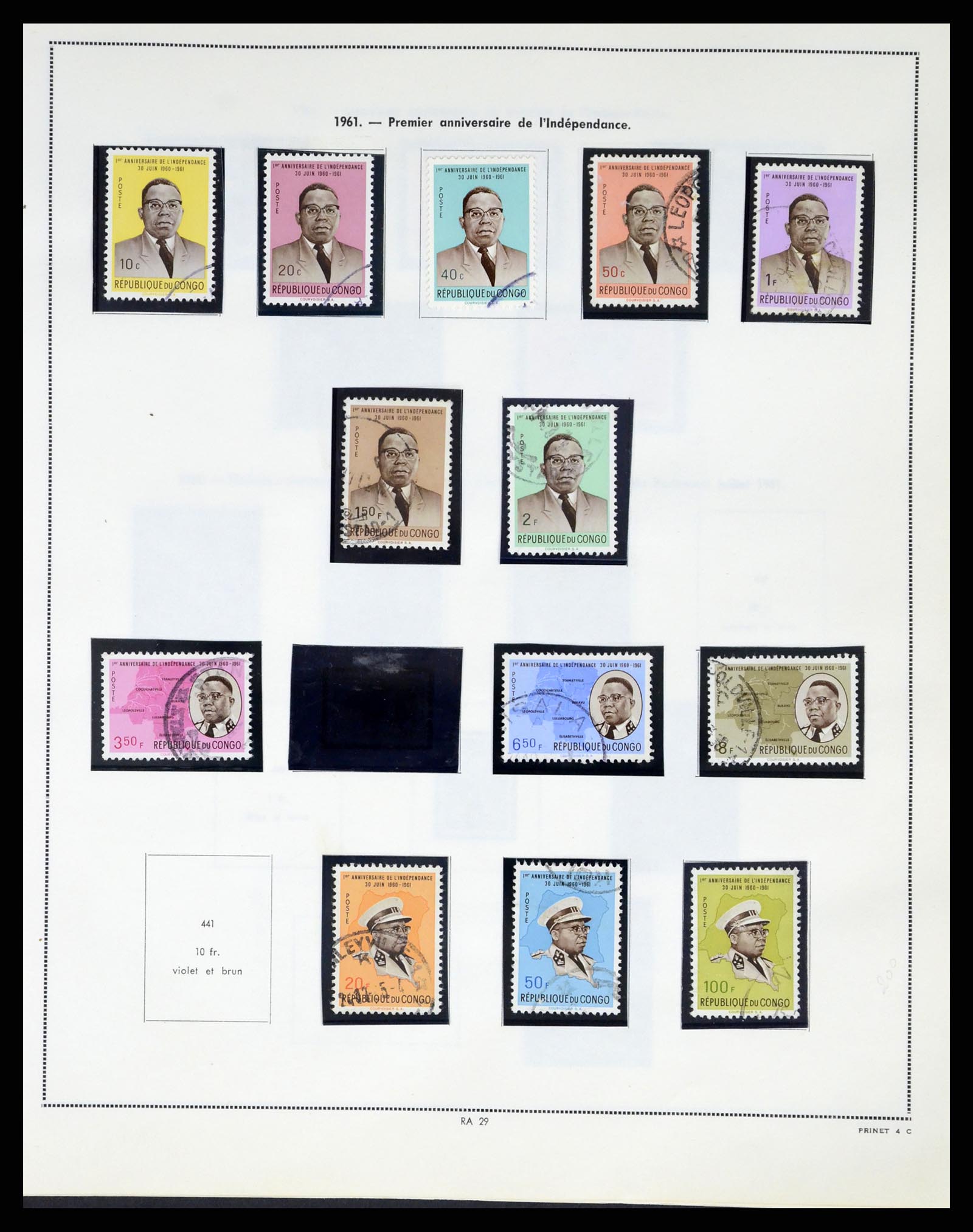 37377 029 - Postzegelverzameling 37377 Belgisch Congo 1894-1969.
